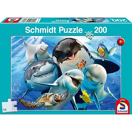 Schmidt Spiele Puzzle Unterwasser-Freunde 200 Teile - Bild 1