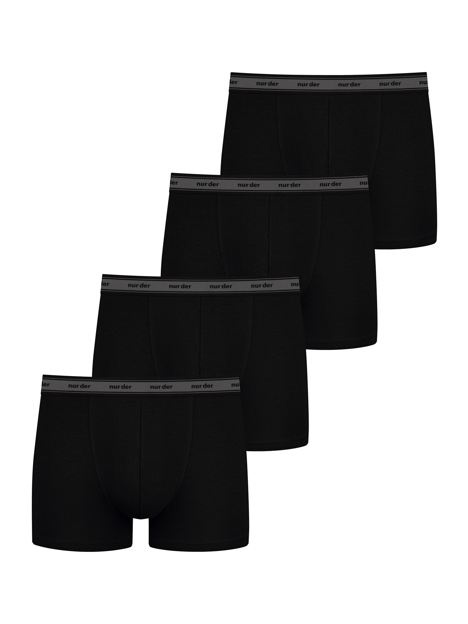 NUR DER Herren Retro Pants Boxer GOTS Organic Cotton 4er Pack - Bild 1