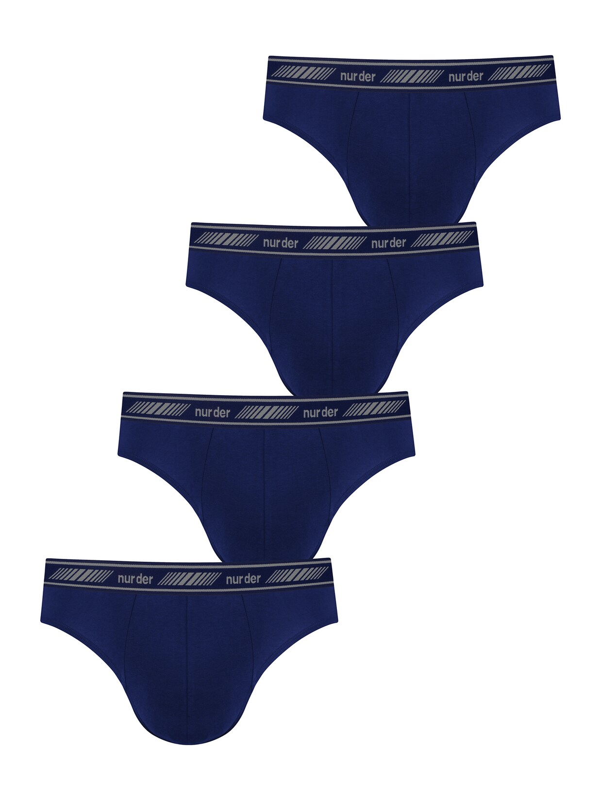 NUR DER Herren Slip 3D-Flex Classic 4er Pack