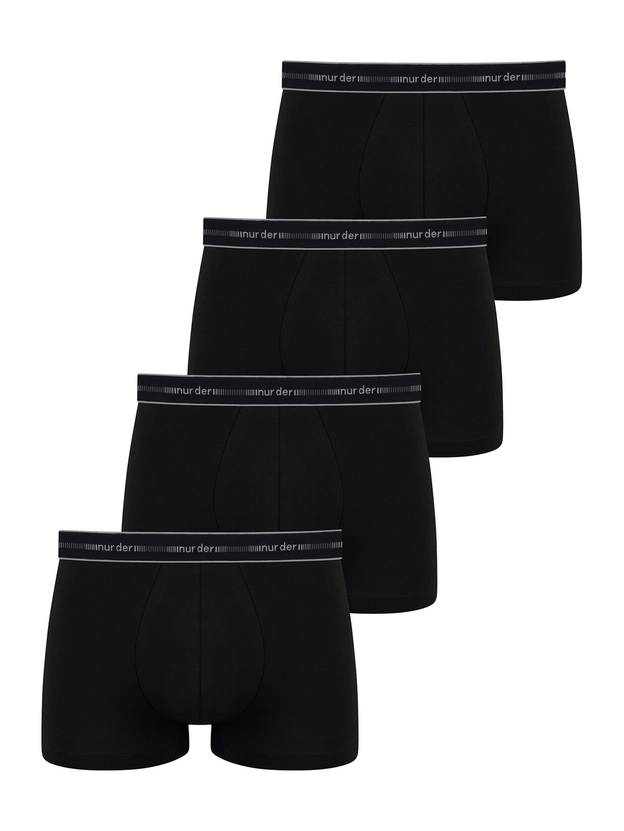 NUR DER Herren Retro Pants Boxer 3D-Flex Classic 4er Pack