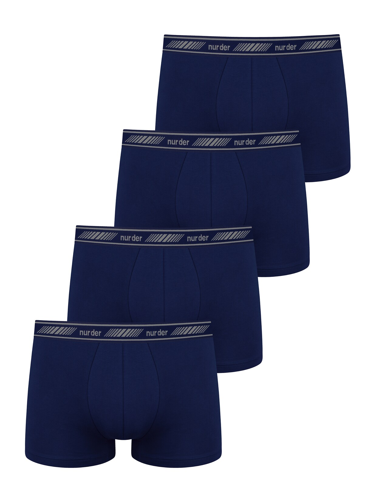 NUR DER Herren Retro Pants Boxer 3D-Flex Classic 4er Pack