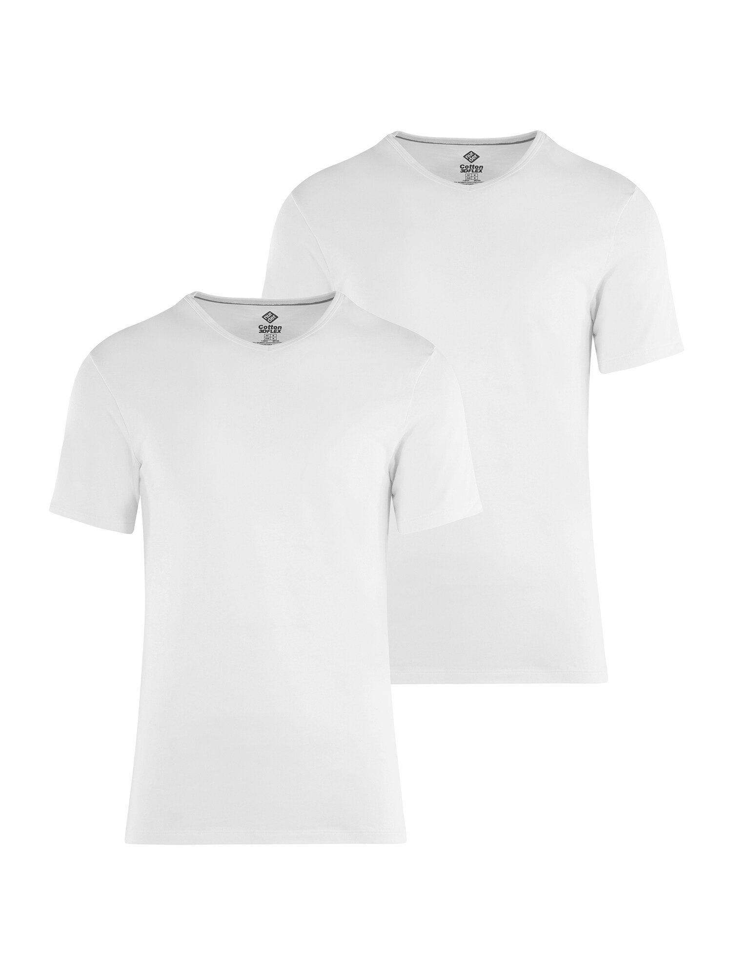 NUR DER Herren Unterhemd T-Shirt 3D-Flex 2er Pack - Bild 1