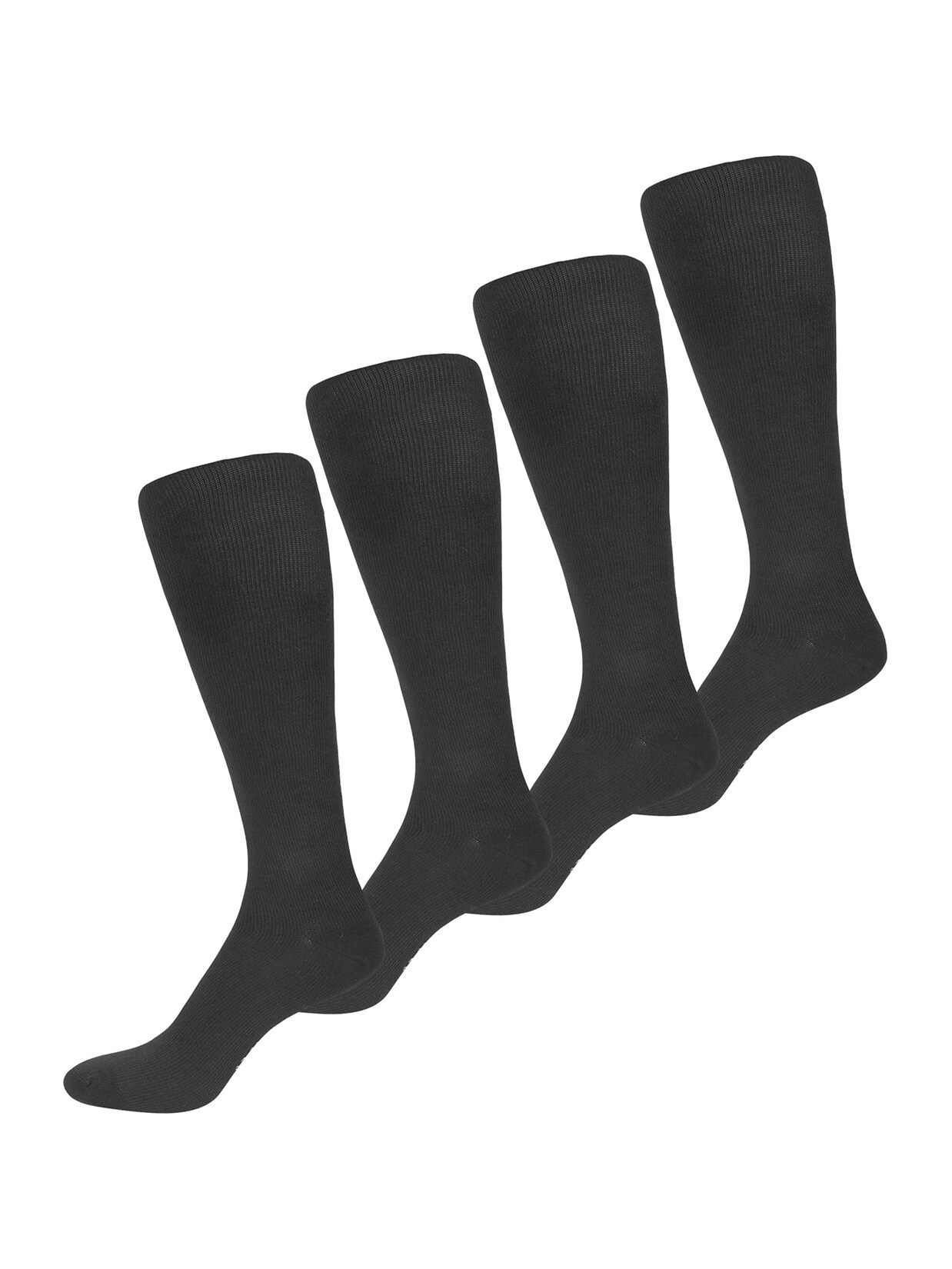 NUR DER Herren Kniestrümpfe Fit & Vital Knie 4er Pack