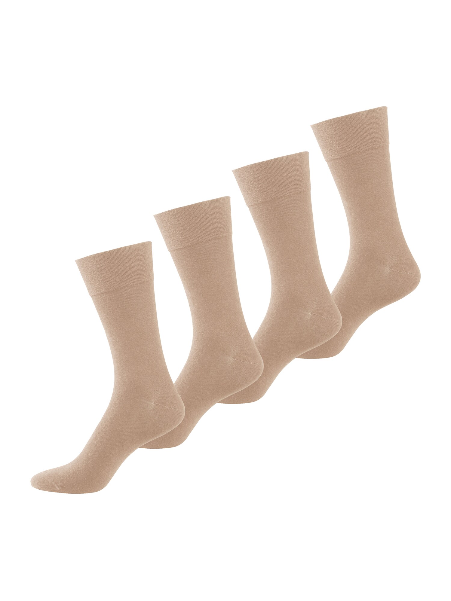 NUR DER Herren Basicsocken Baumwolle Komfort 4er Pack - Bild 1