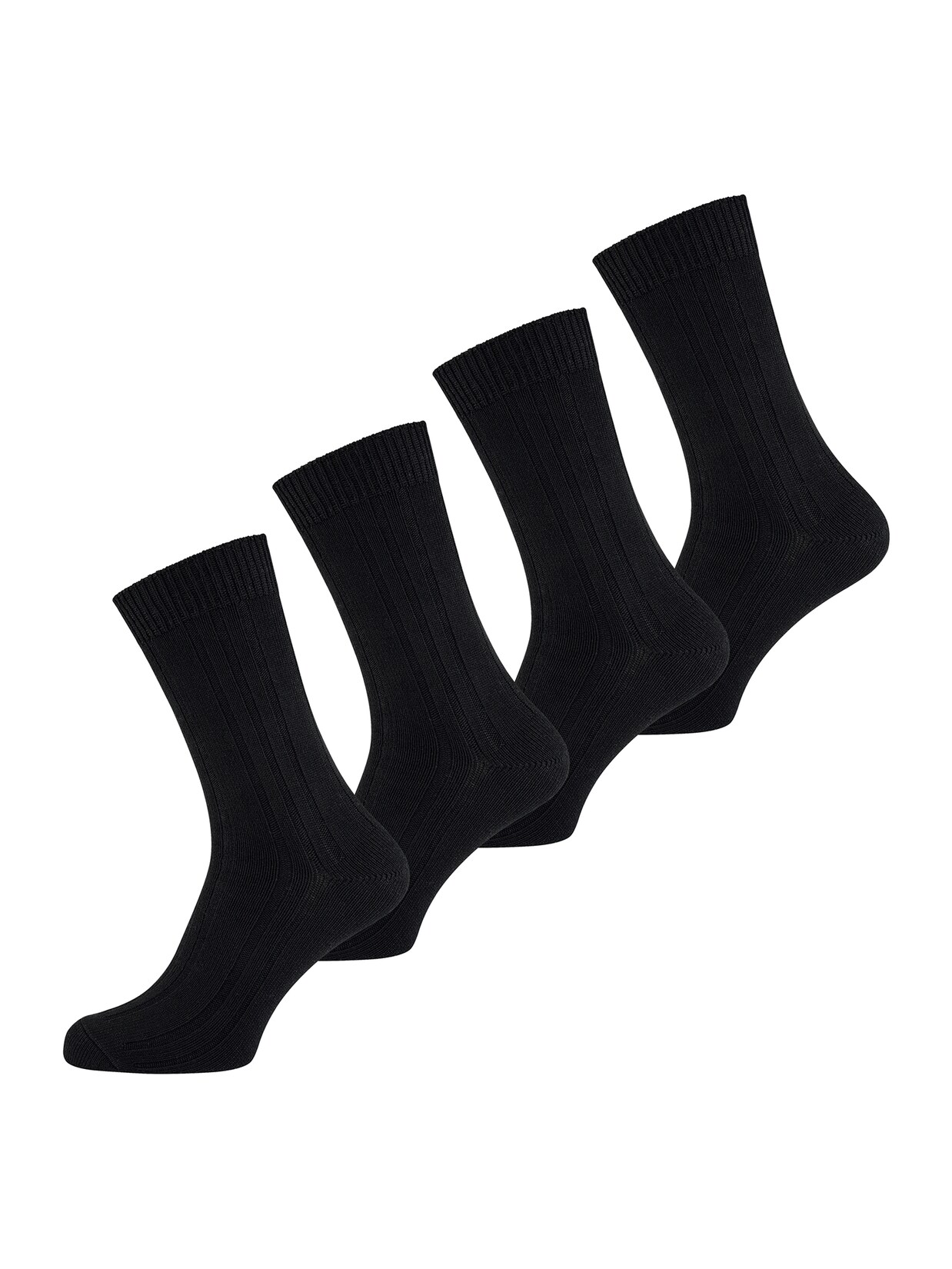 NUR DER Herren Basicsocken Bambus* Warme Socke 4er Pack
