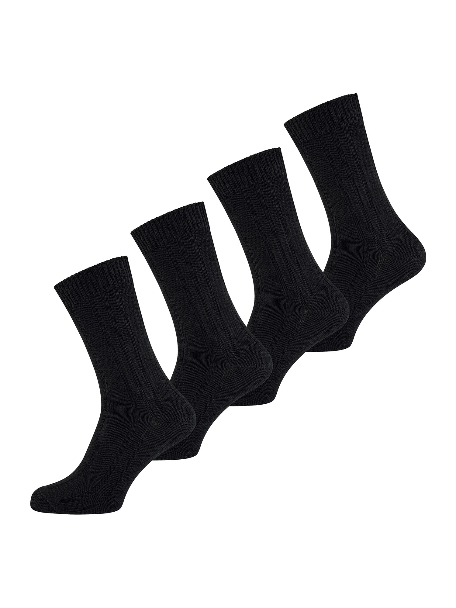 NUR DER Herren Basicsocken Bambus* Warme Socke 4er Pack - Bild 1