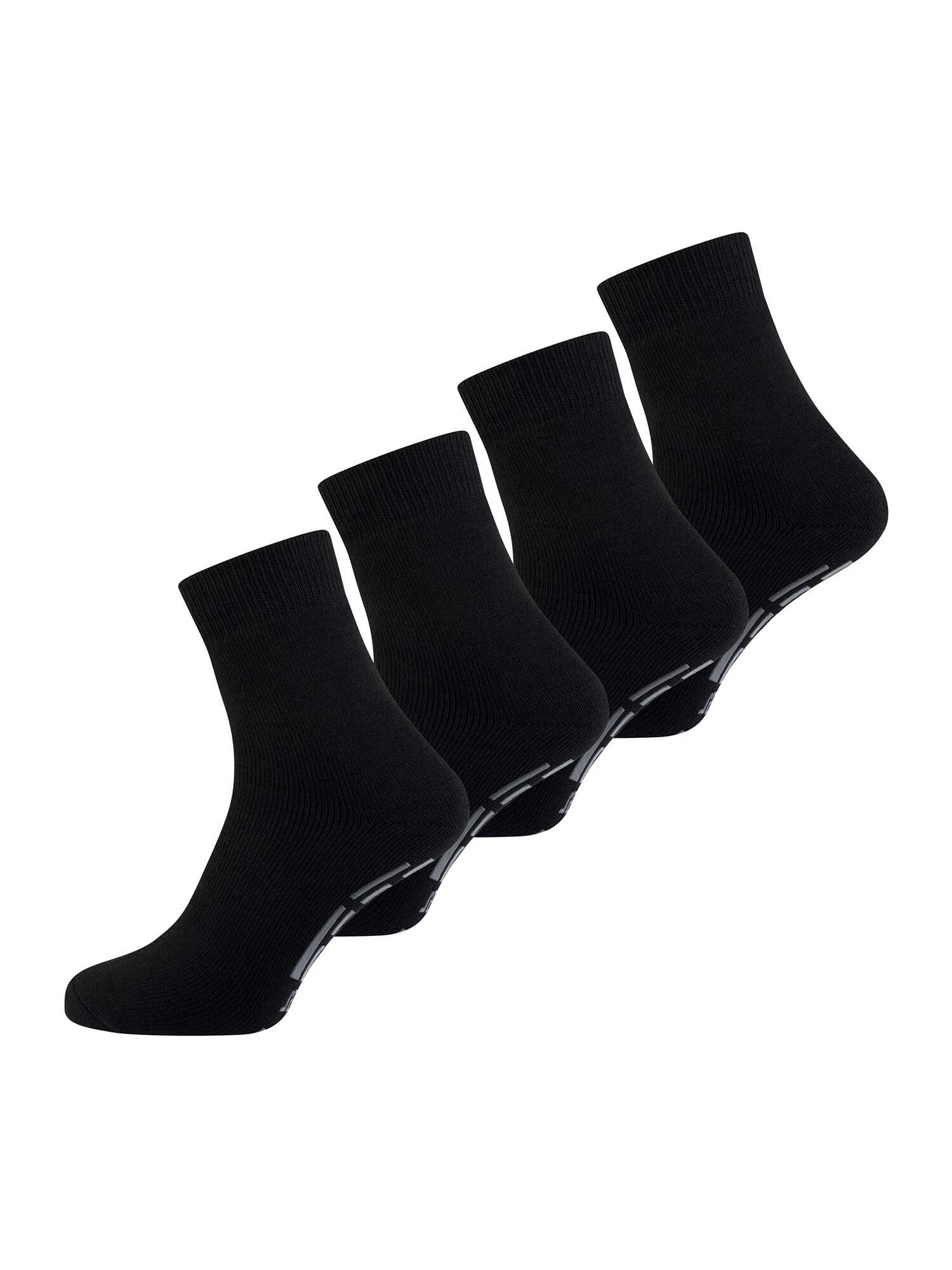 NUR DER Herren Basicsocken Stopper Socke 4er Pack - Bild 1