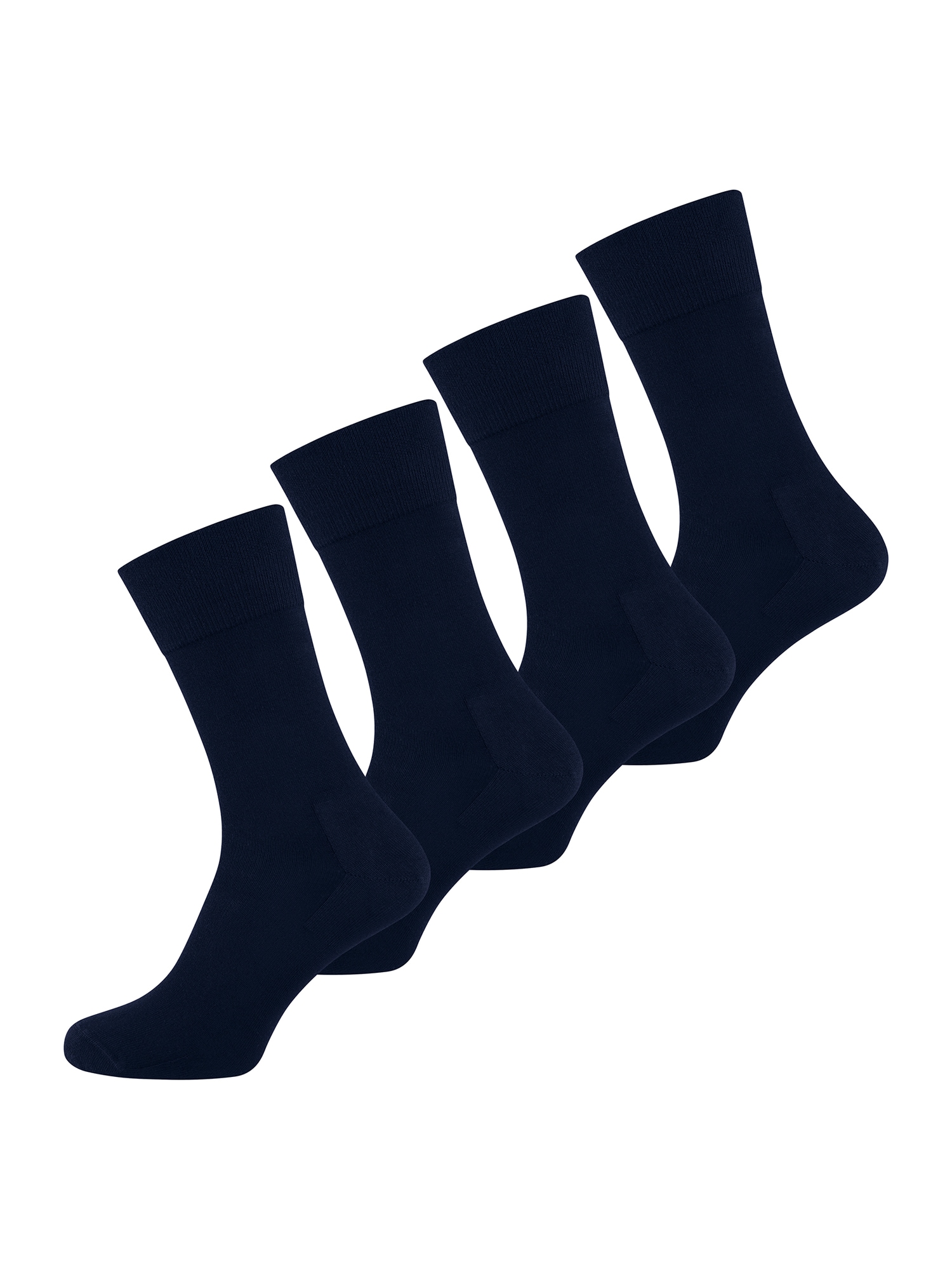 NUR DER Herren Basicsocken Weich & Haltbar Komfort 4er Pack - Bild 1