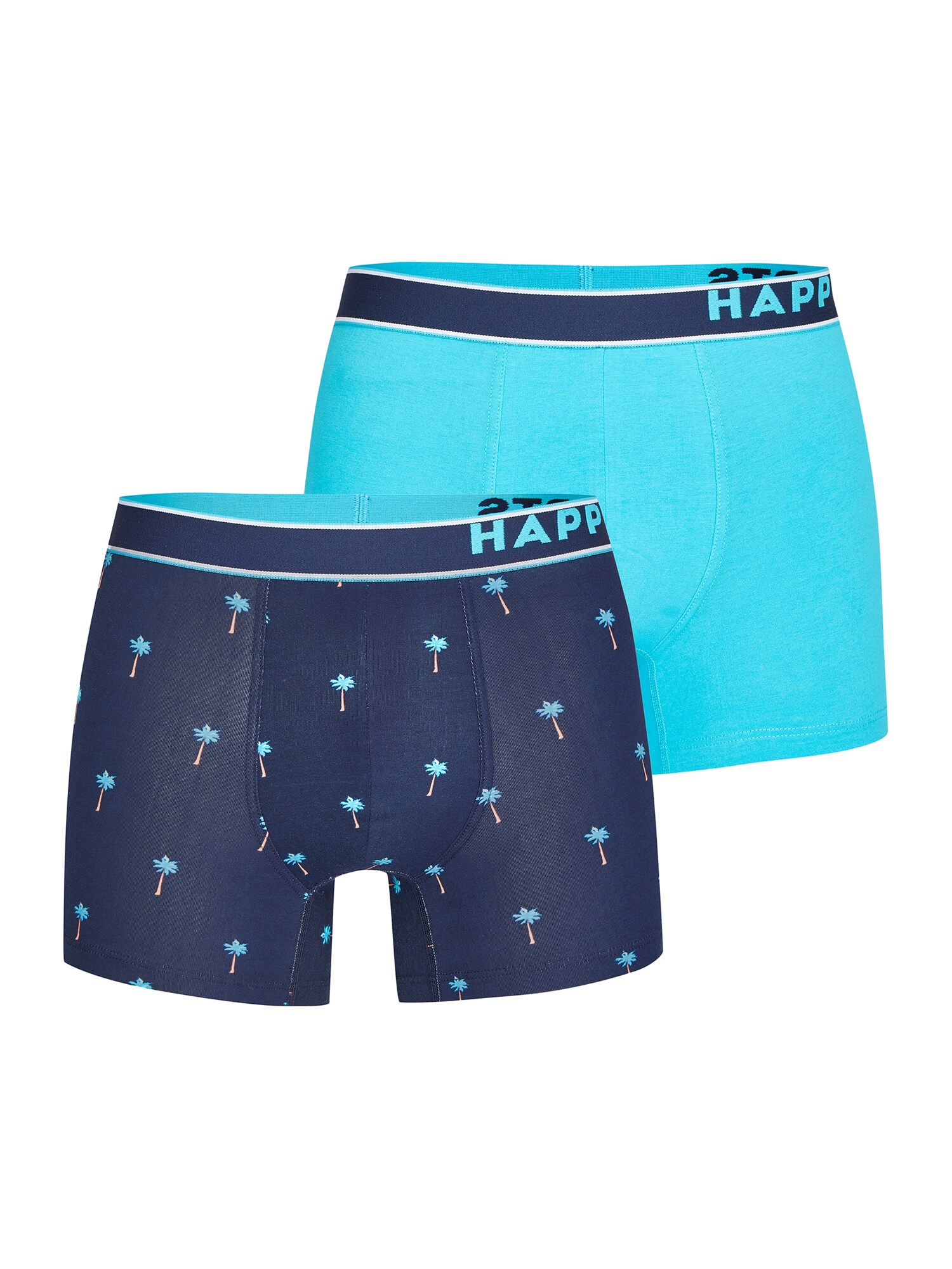 Happy Shorts Herren Boxer Palms 2er Pack - Bild 1