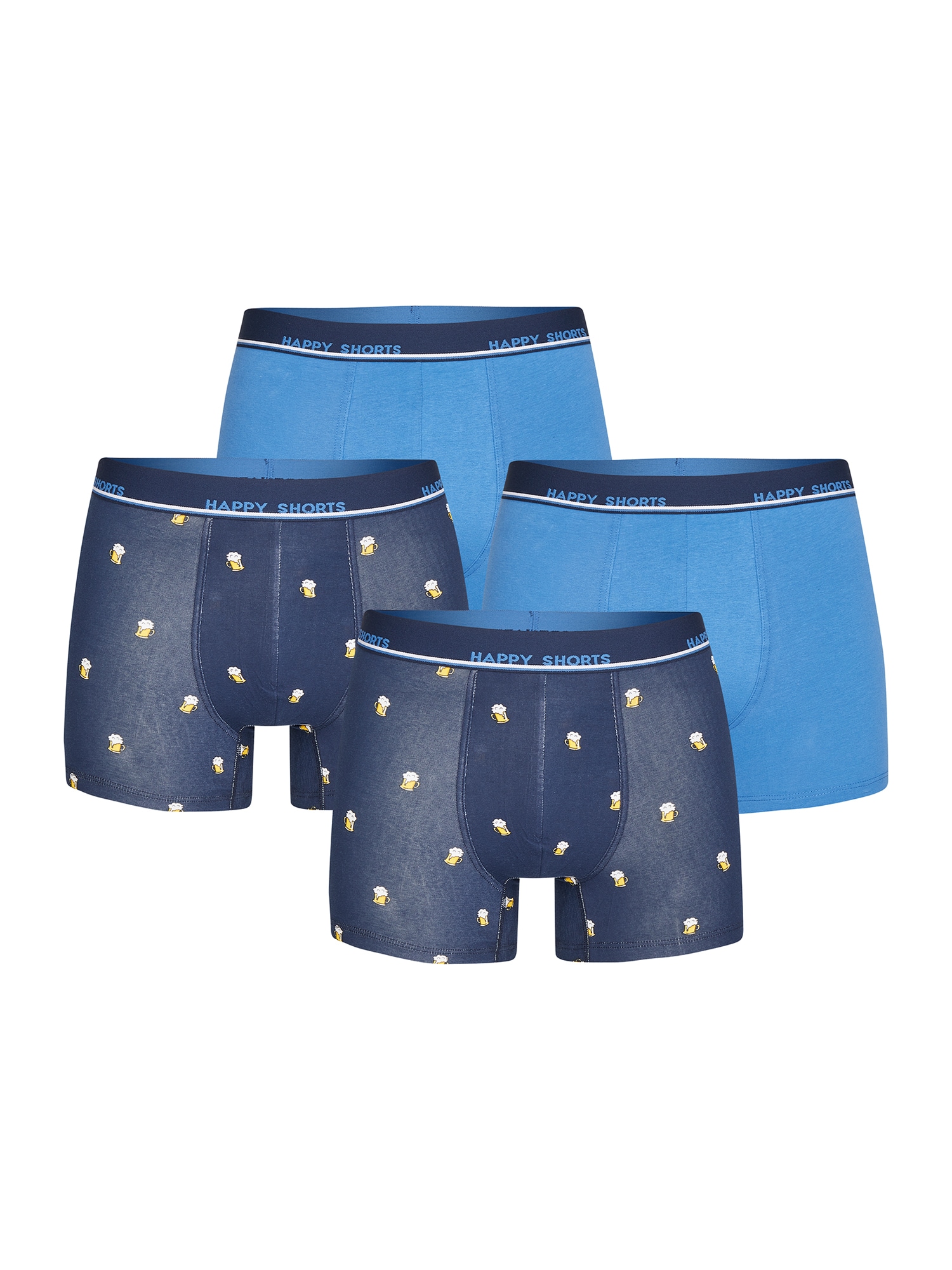 Happy Shorts Herren Boxer Beer 4er Pack - Bild 1