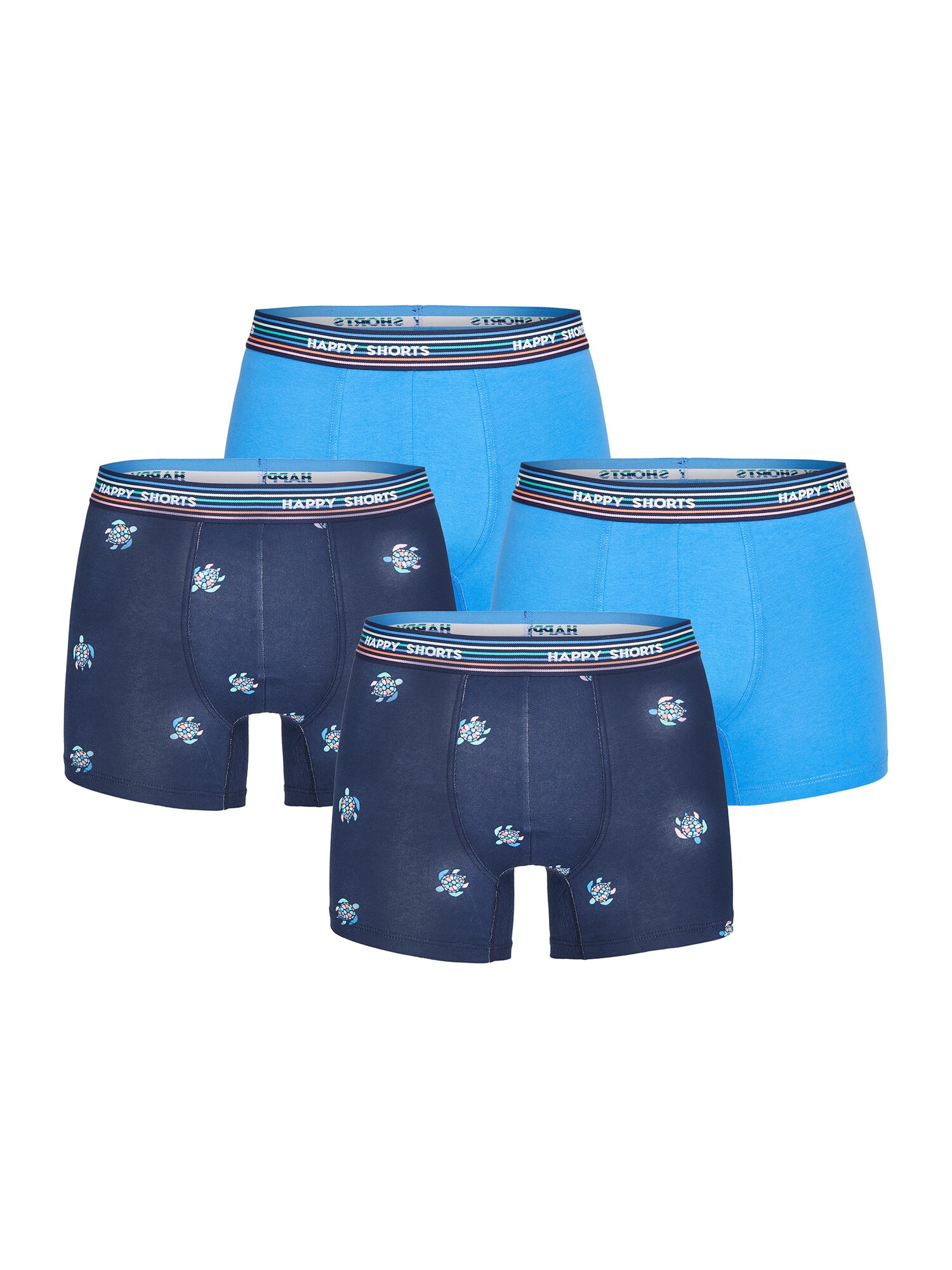 Happy Shorts Herren Boxer Turtels 4er Pack - Bild 1