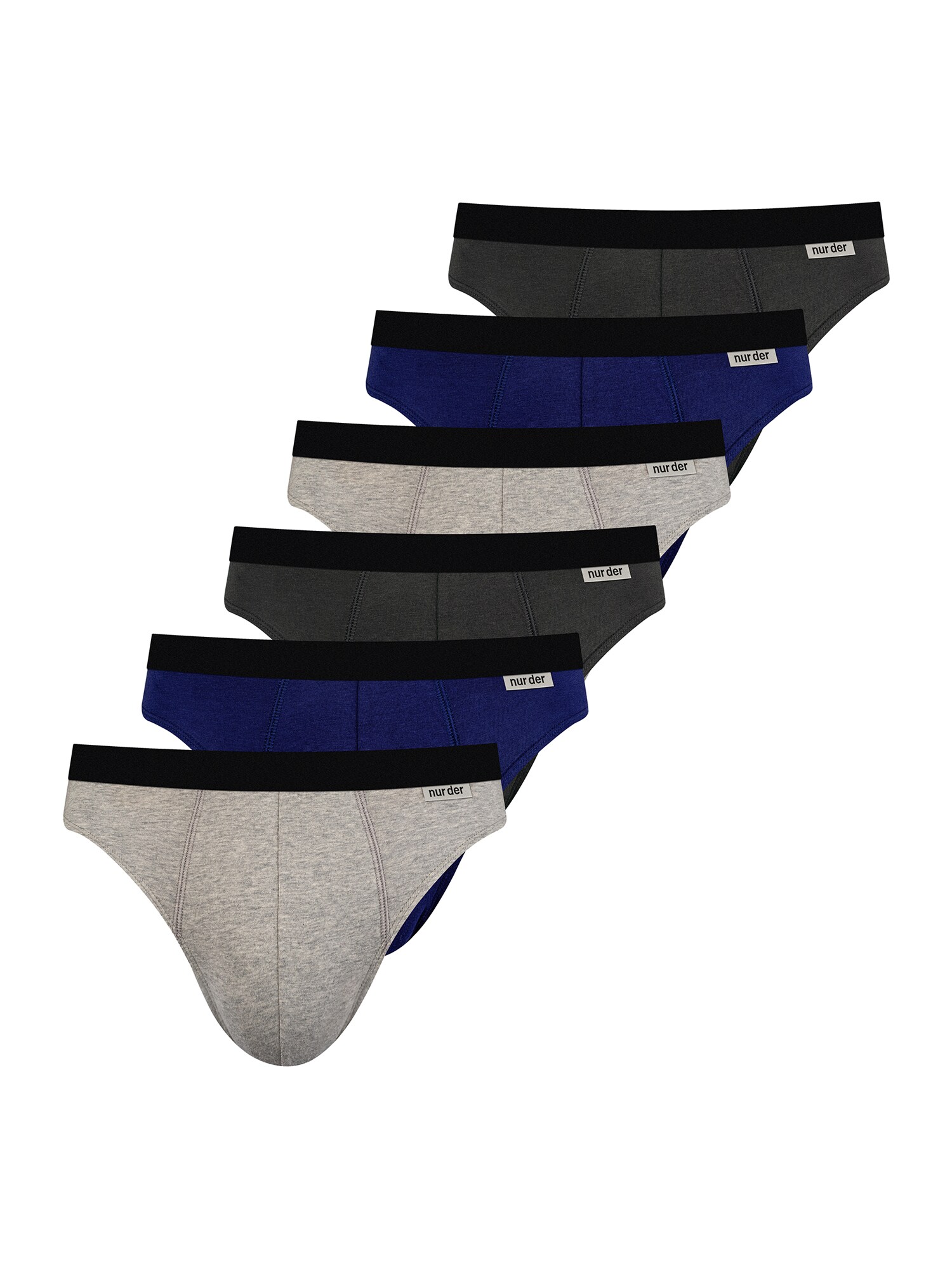 NUR DER Herren Slip Cotton Stretch 6er Pack - Bild 1