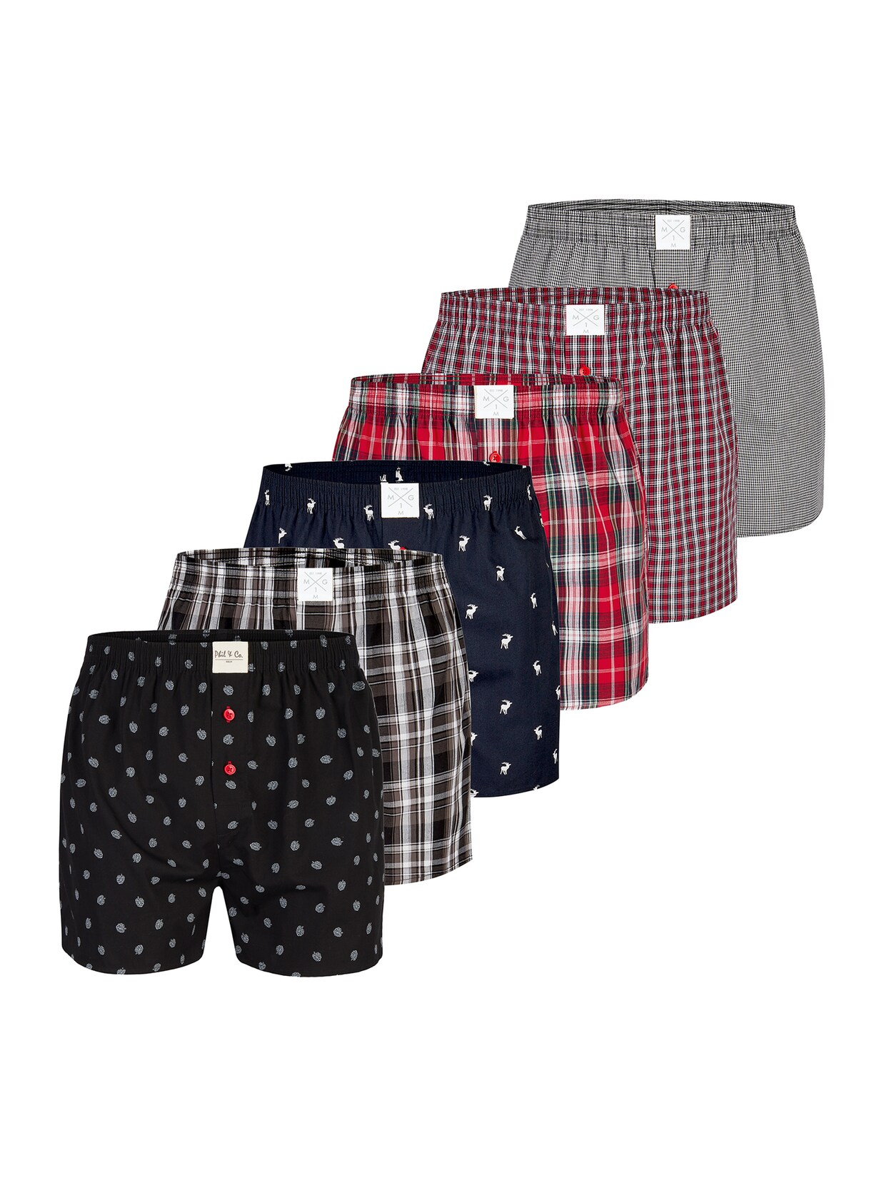 MG-1 Herren Boxer Classics 6er Pack | 04051208028569