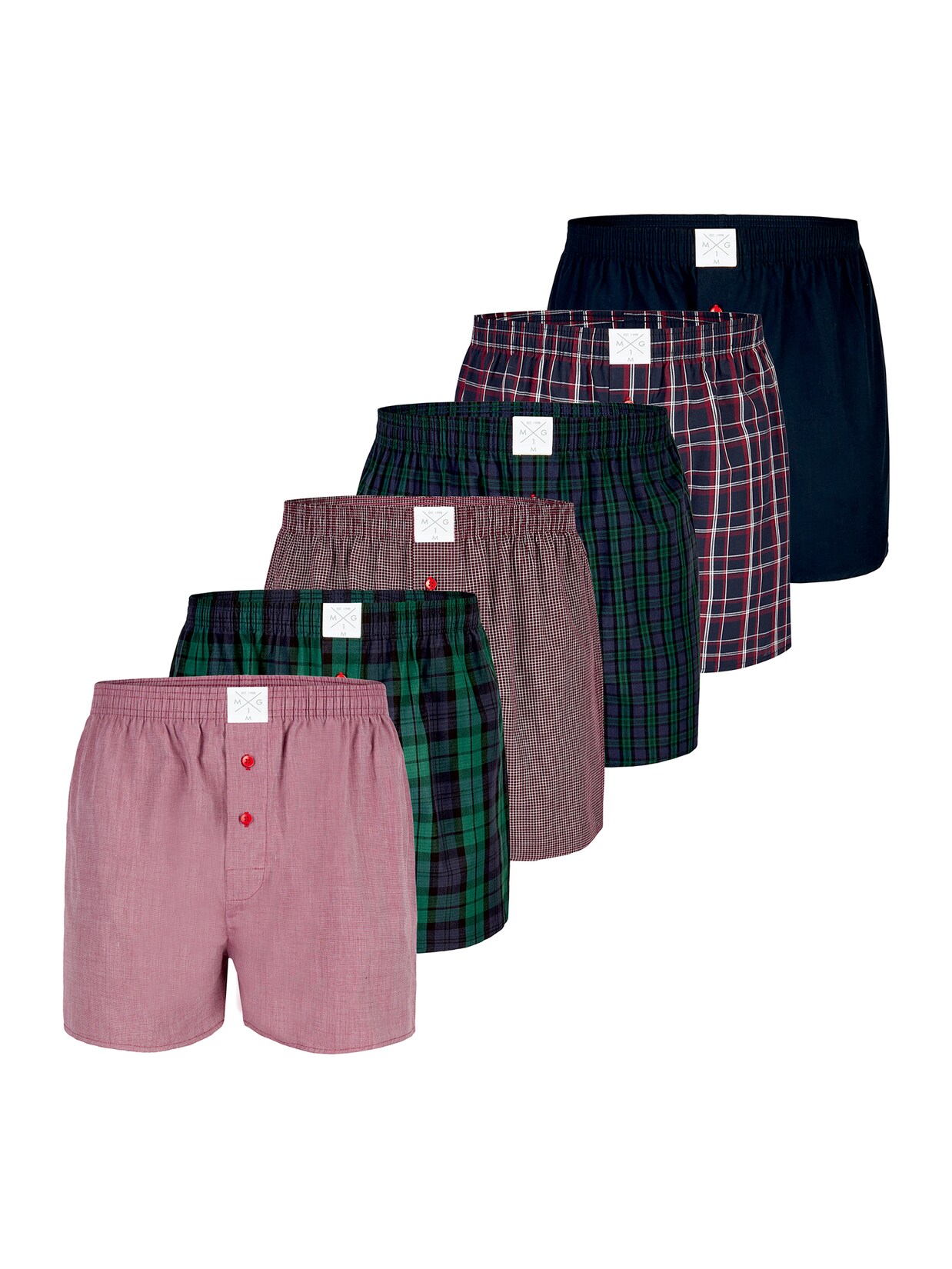 MG-1 Herren Boxer Classics 6er Pack