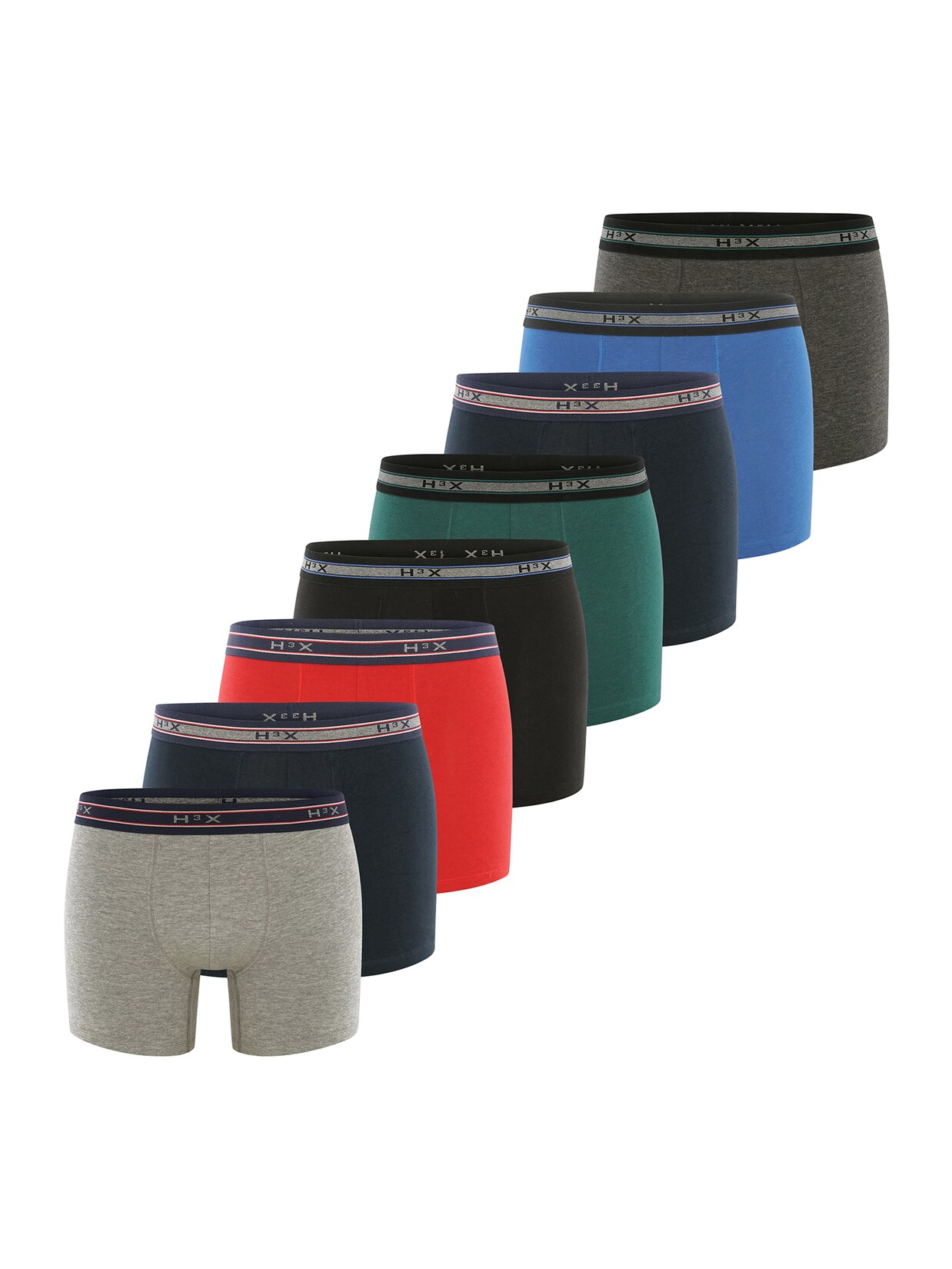 H3X Herren Boxer Retropants 8er Pack | 04051208025568