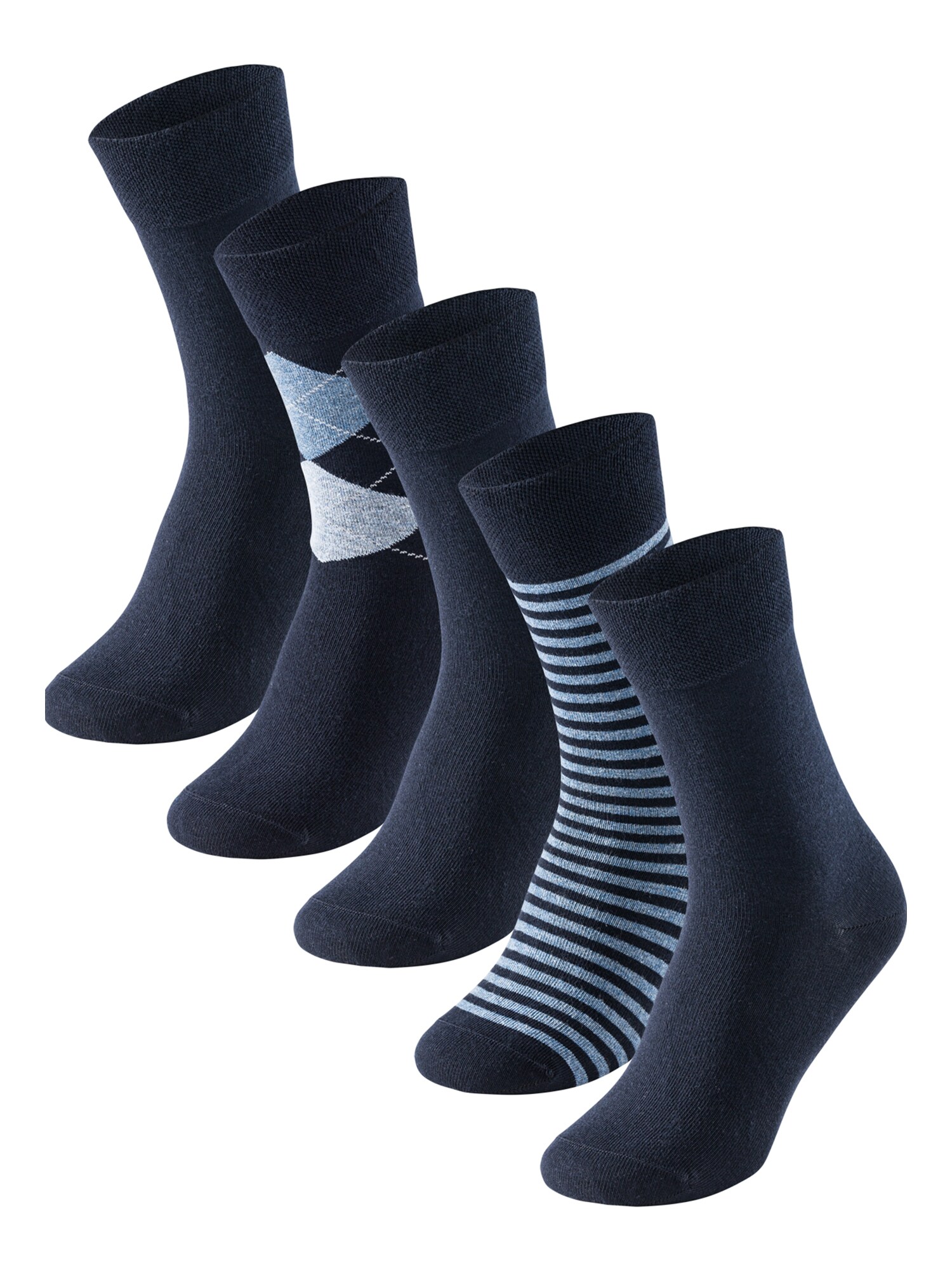 Schiesser Herren Freizeitsocken Bluebird 5er Pack - Bild 1