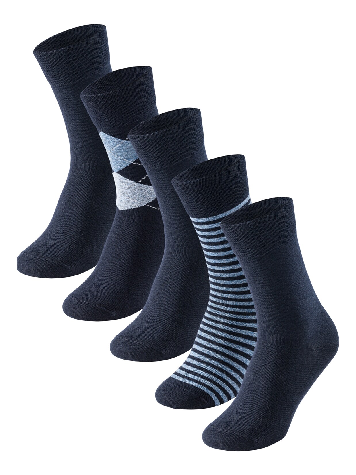 Schiesser Herren Freizeitsocken Bluebird 5er Pack | 04007065815347