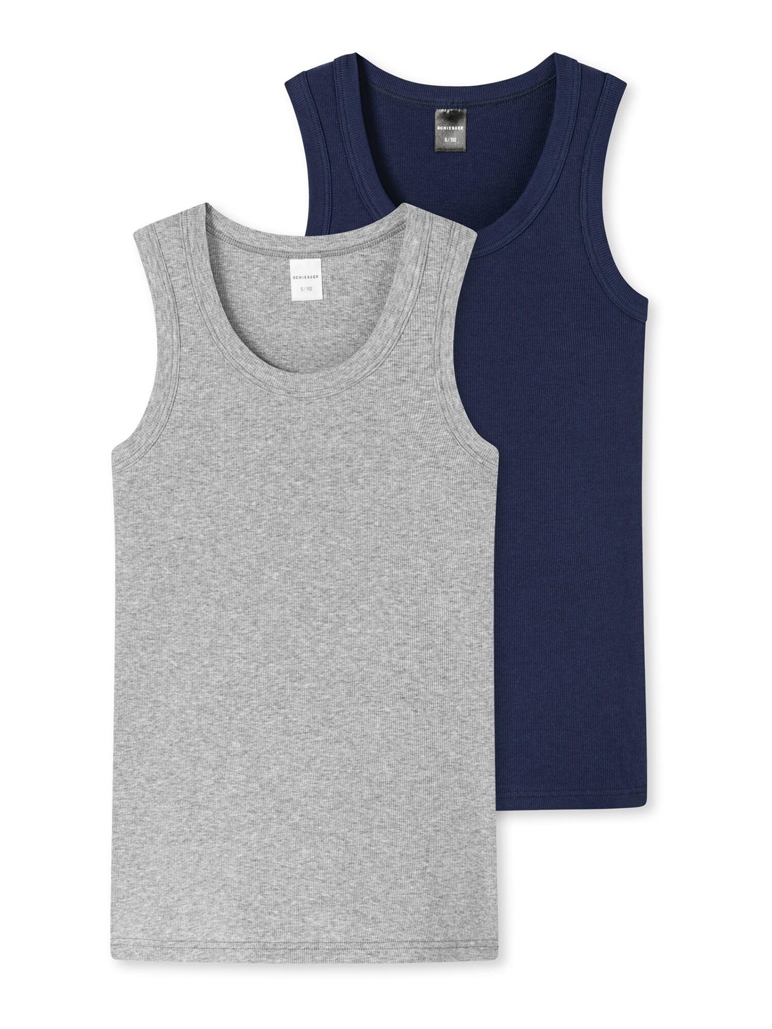 Schiesser M&auml;dchen Tanktop Long Life Cotton - Bild 1