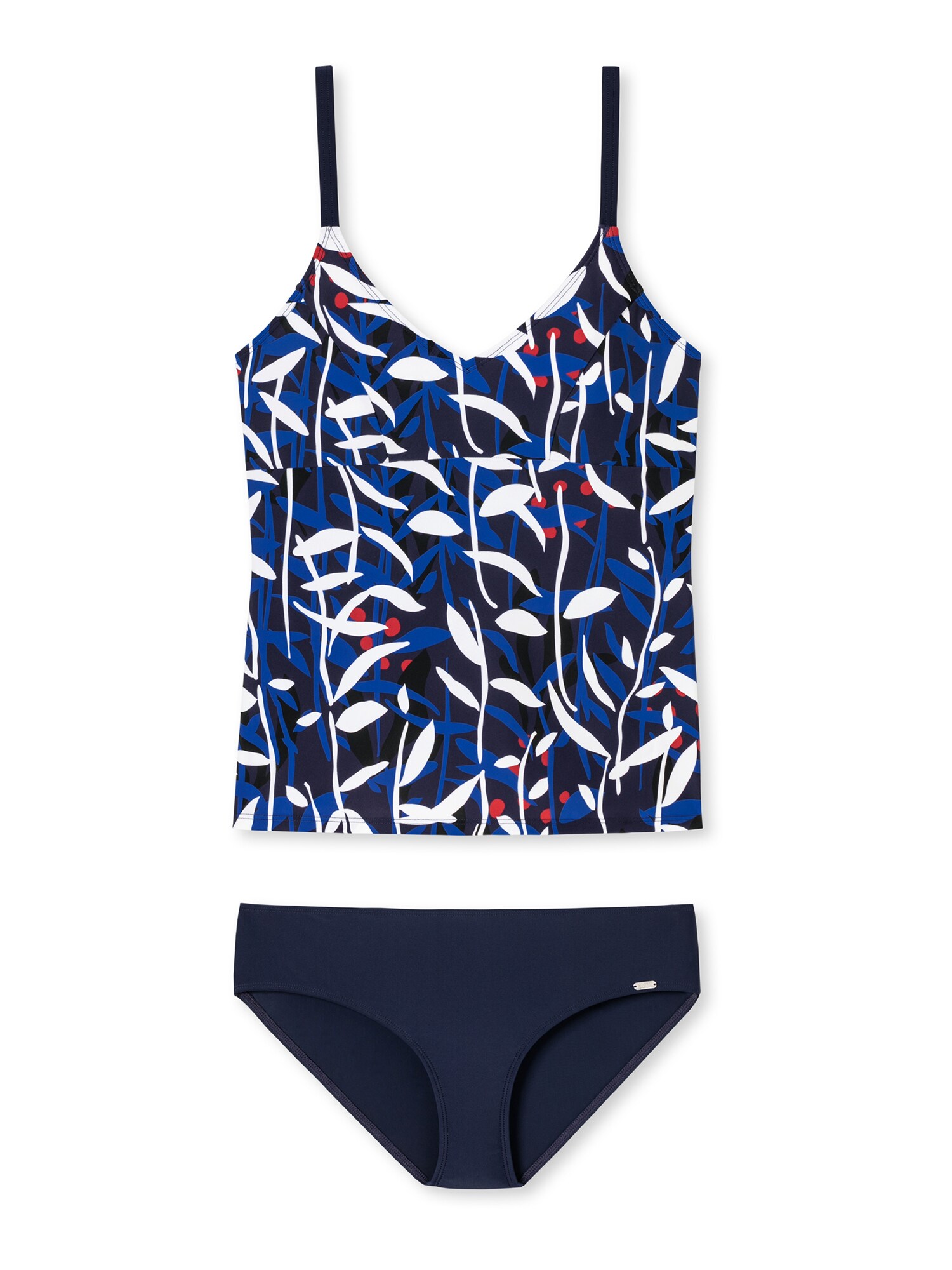 Schiesser Damen Badeanzug Marine Leaf - Bild 1
