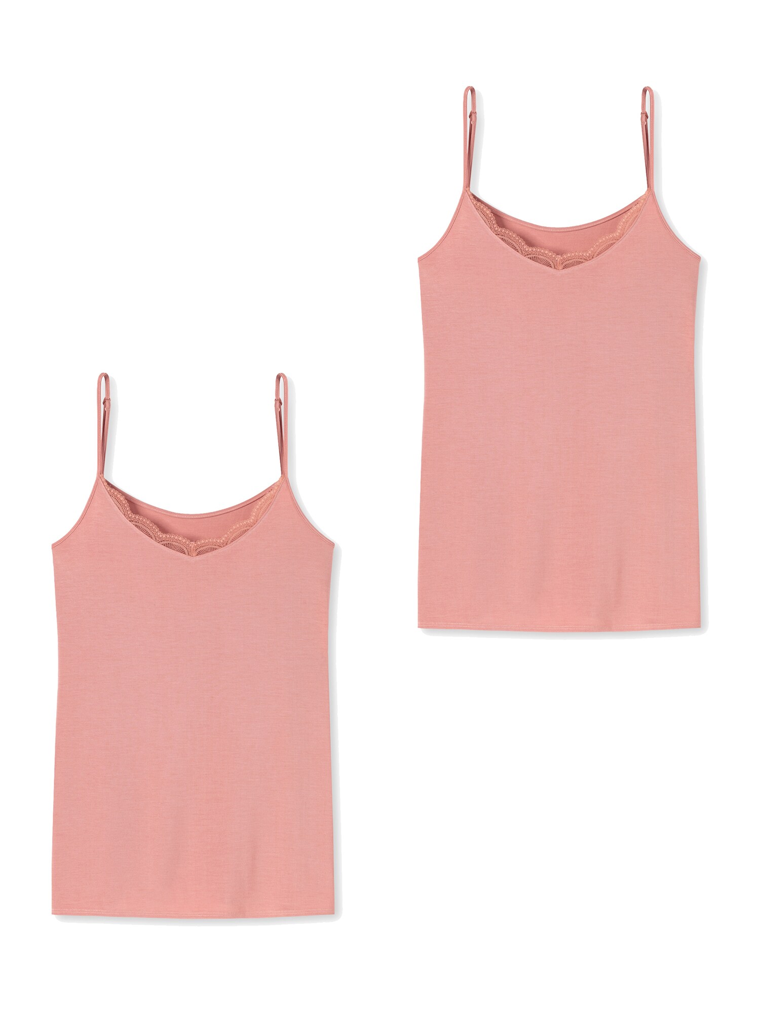 Schiesser Damen Spaghettitop Feminine Lace 2er Pack - Bild 1