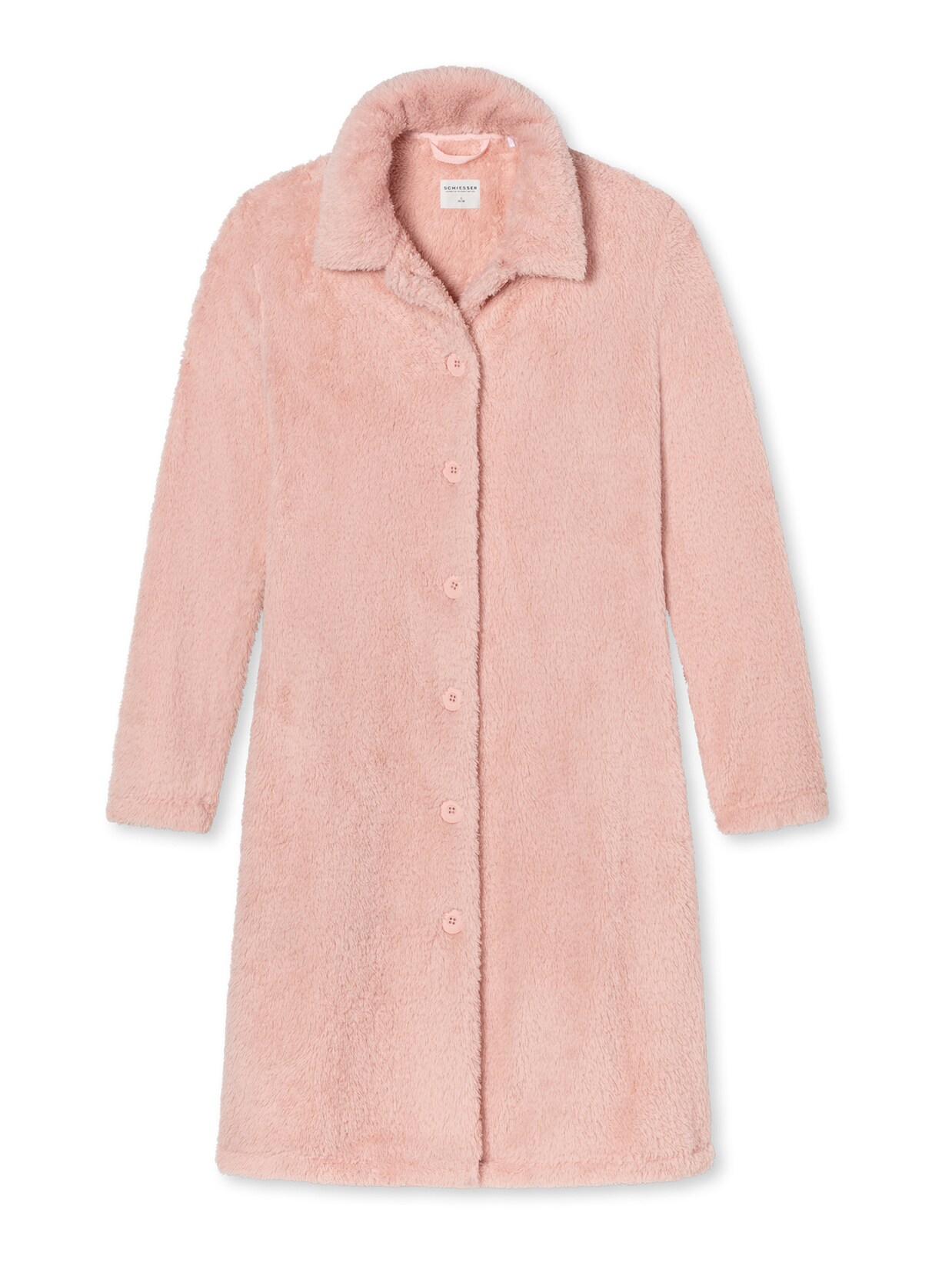 Schiesser Damen Bademantel Teddy Fleece 1er Pack