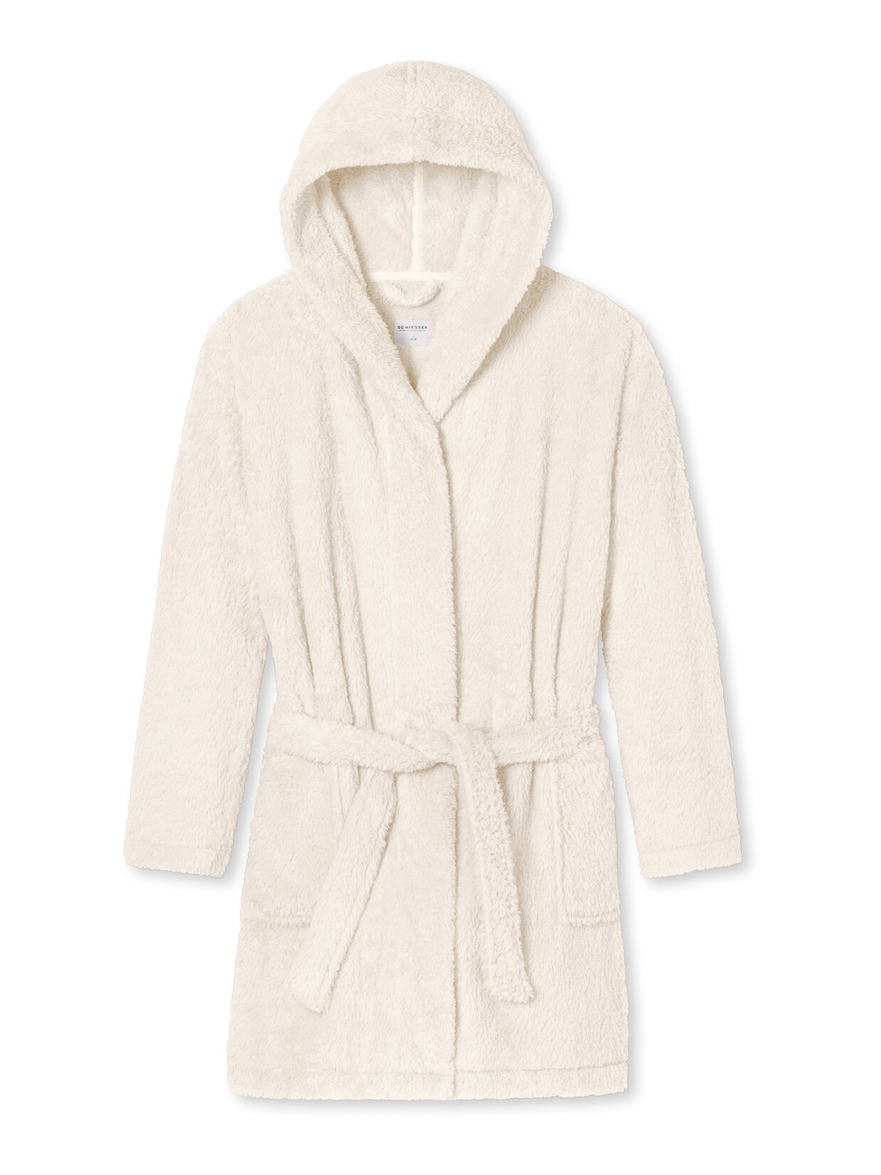 Schiesser Damen Bademantel Teddy Fleece 1er Pack
