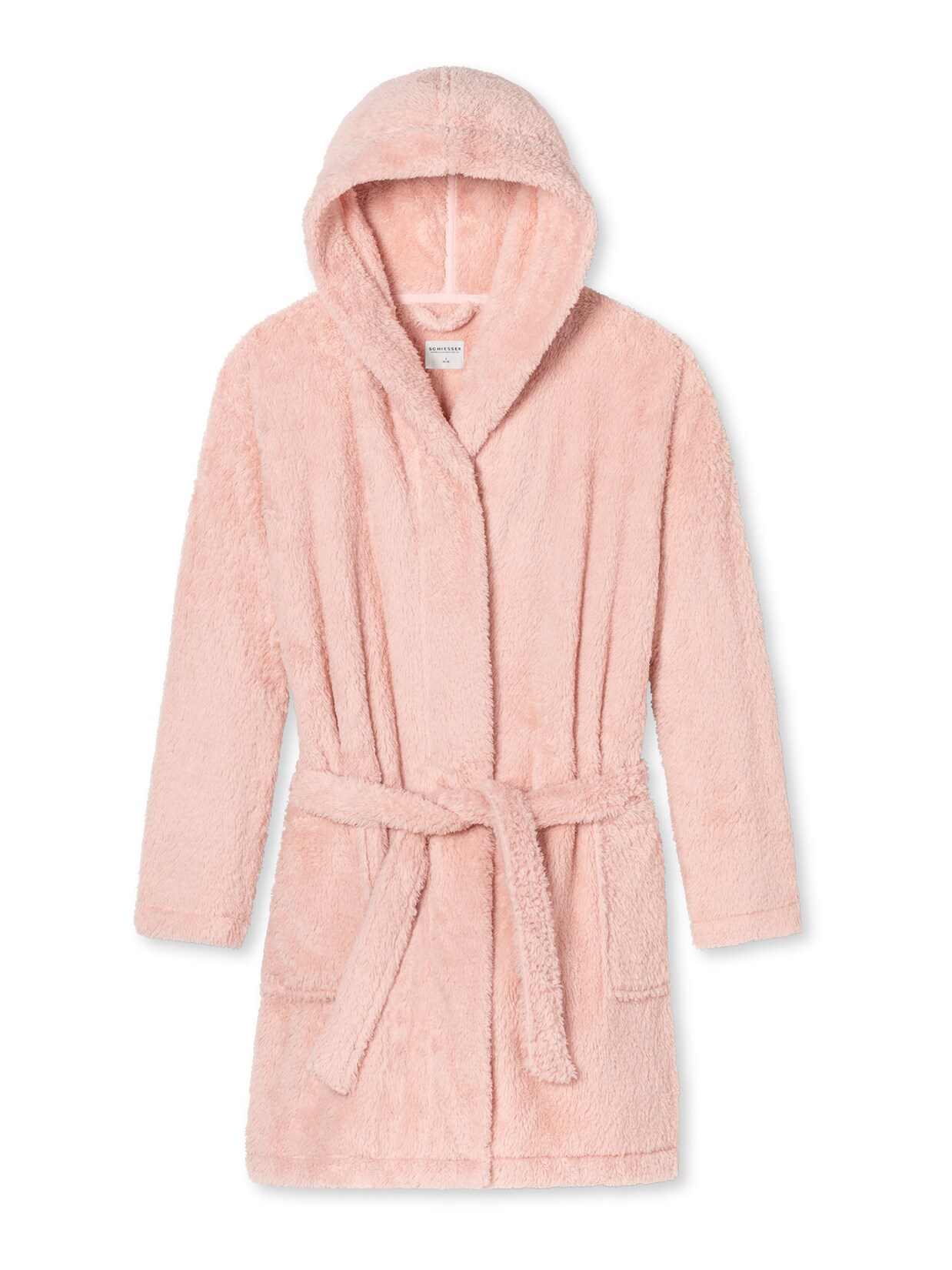 Schiesser Damen Bademantel Teddy Fleece 1er Pack