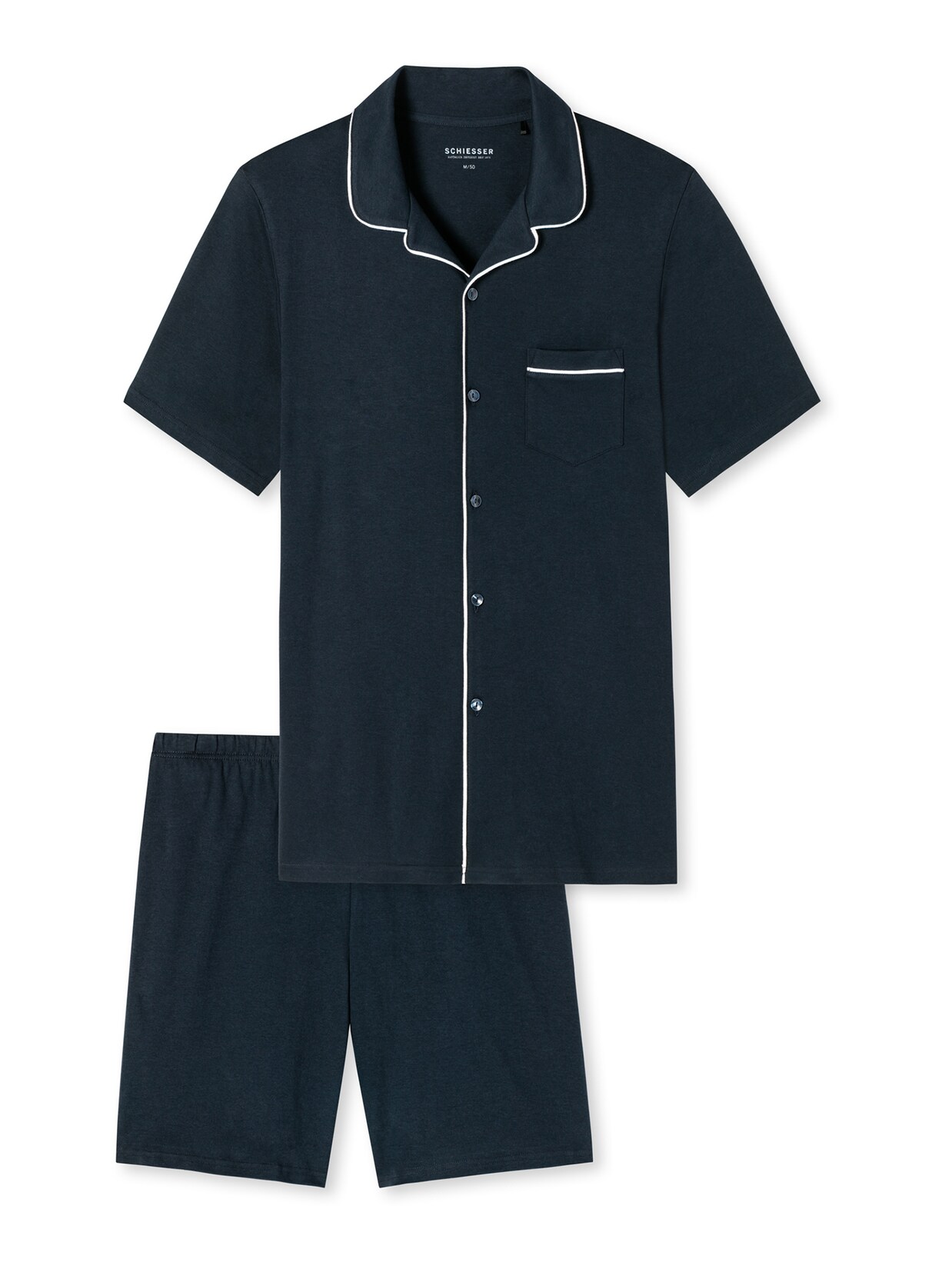 Schiesser Herren Pyjama Fine Interlock