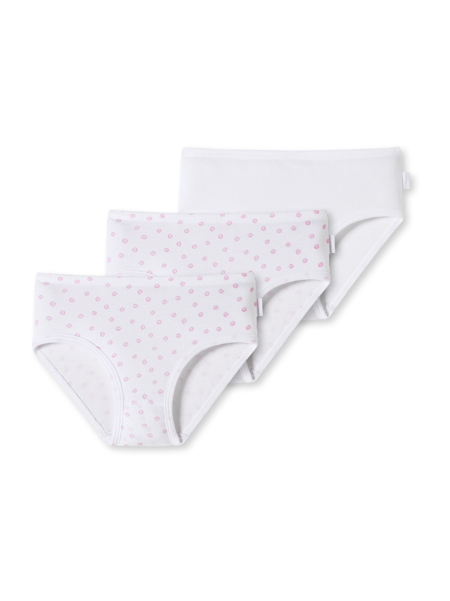 Schiesser M&auml;dchen H&uuml;ftslip Fine Rib Organic Cotton 3er Pack - Bild 1