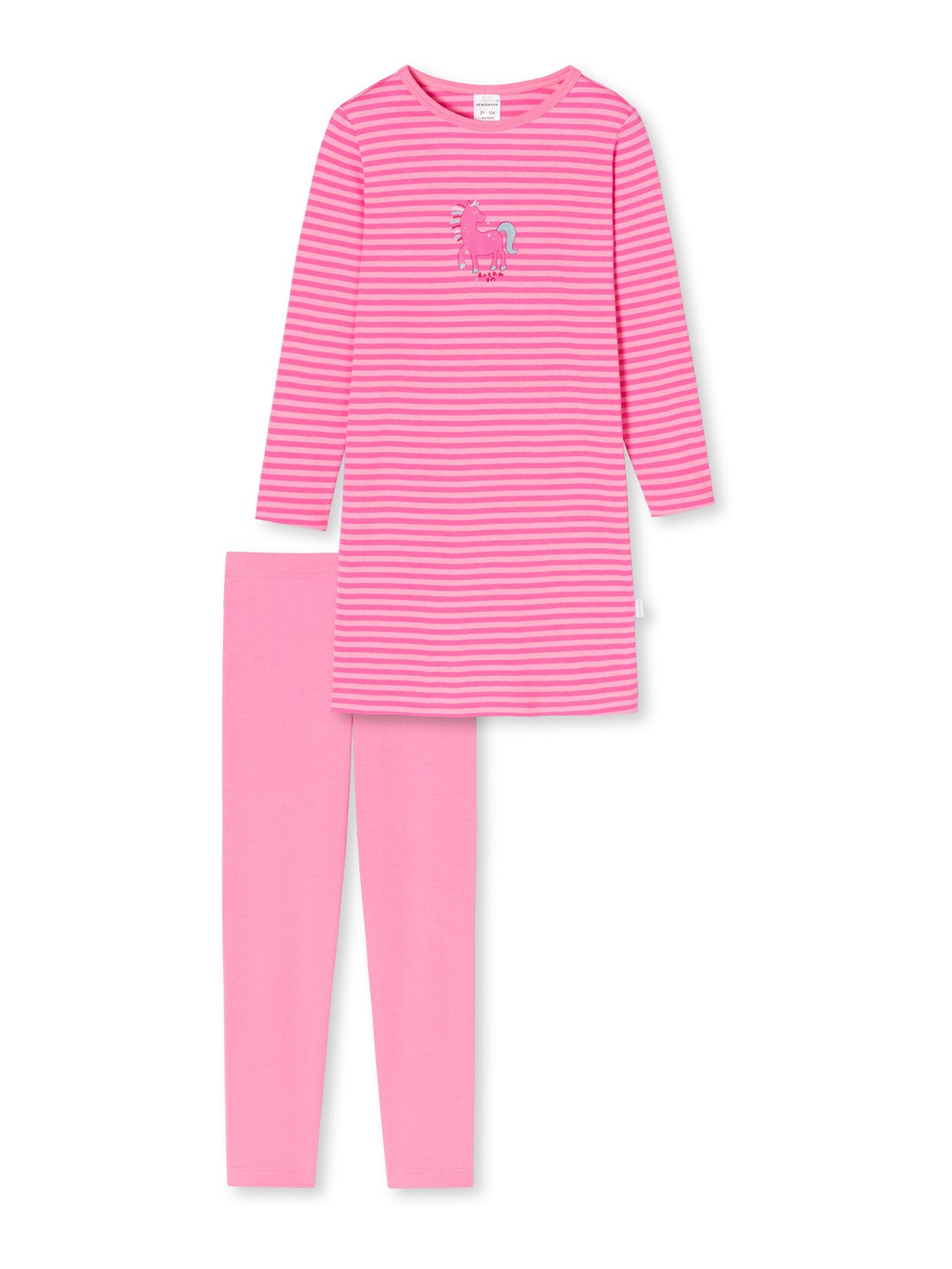 Schiesser Mädchen Pyjama Pony World | 04007066282032