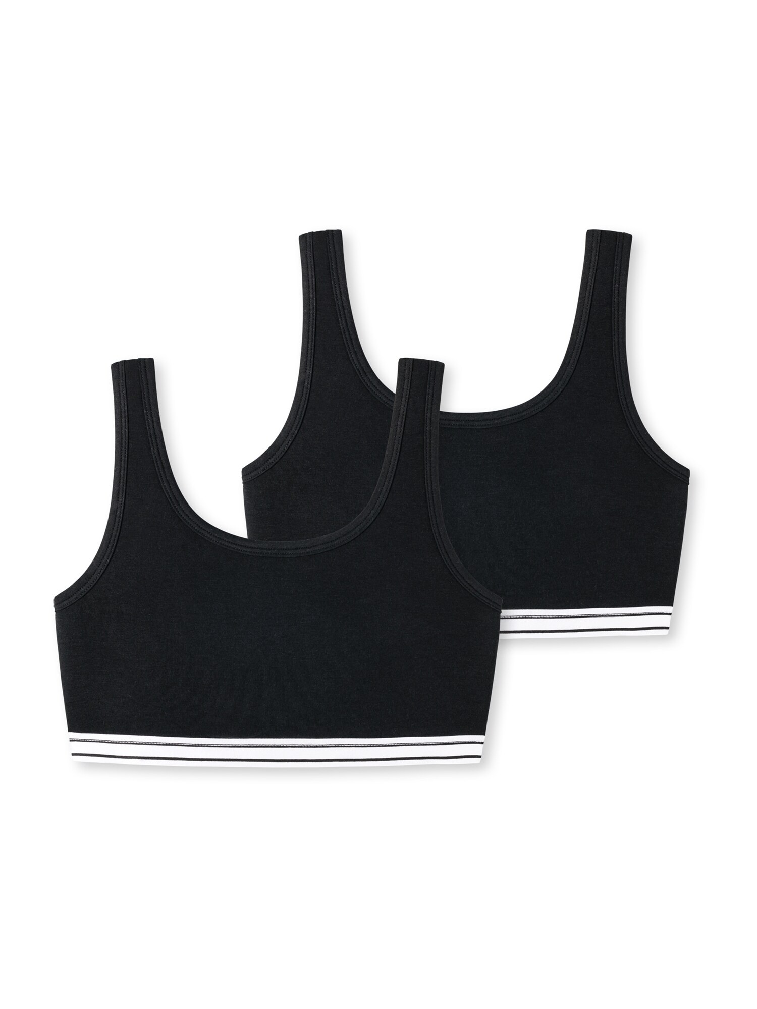 Schiesser M&auml;dchen Bustier 95/5 Organic Cotton 2er Pack - Bild 1