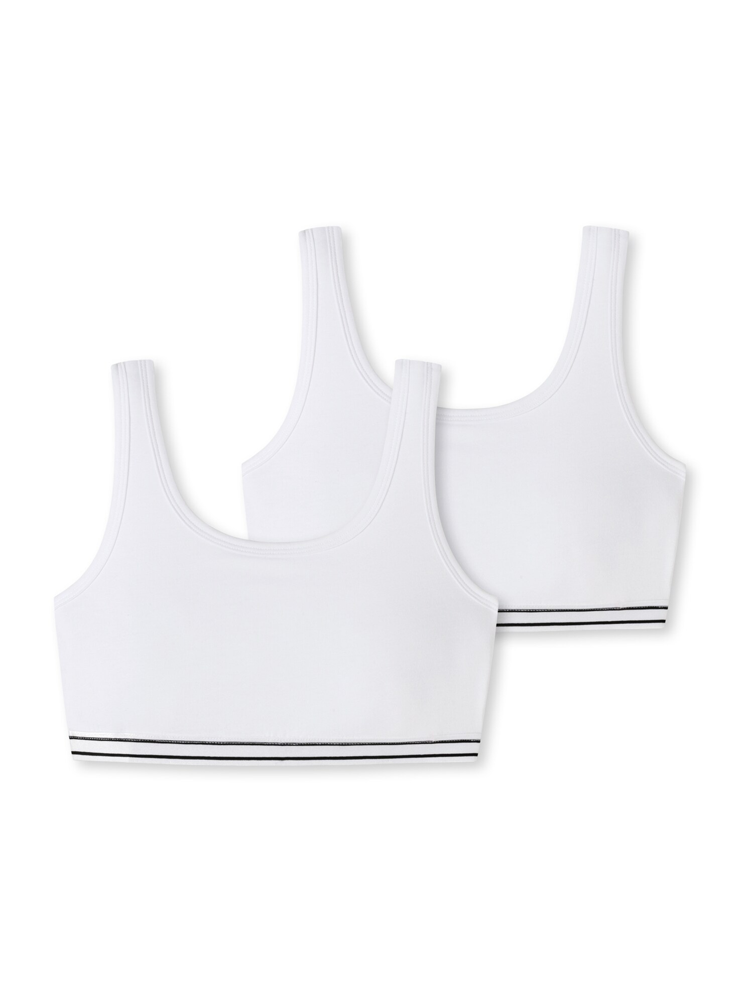 Schiesser M&auml;dchen Bustier 95/5 Organic Cotton 2er Pack - Bild 1