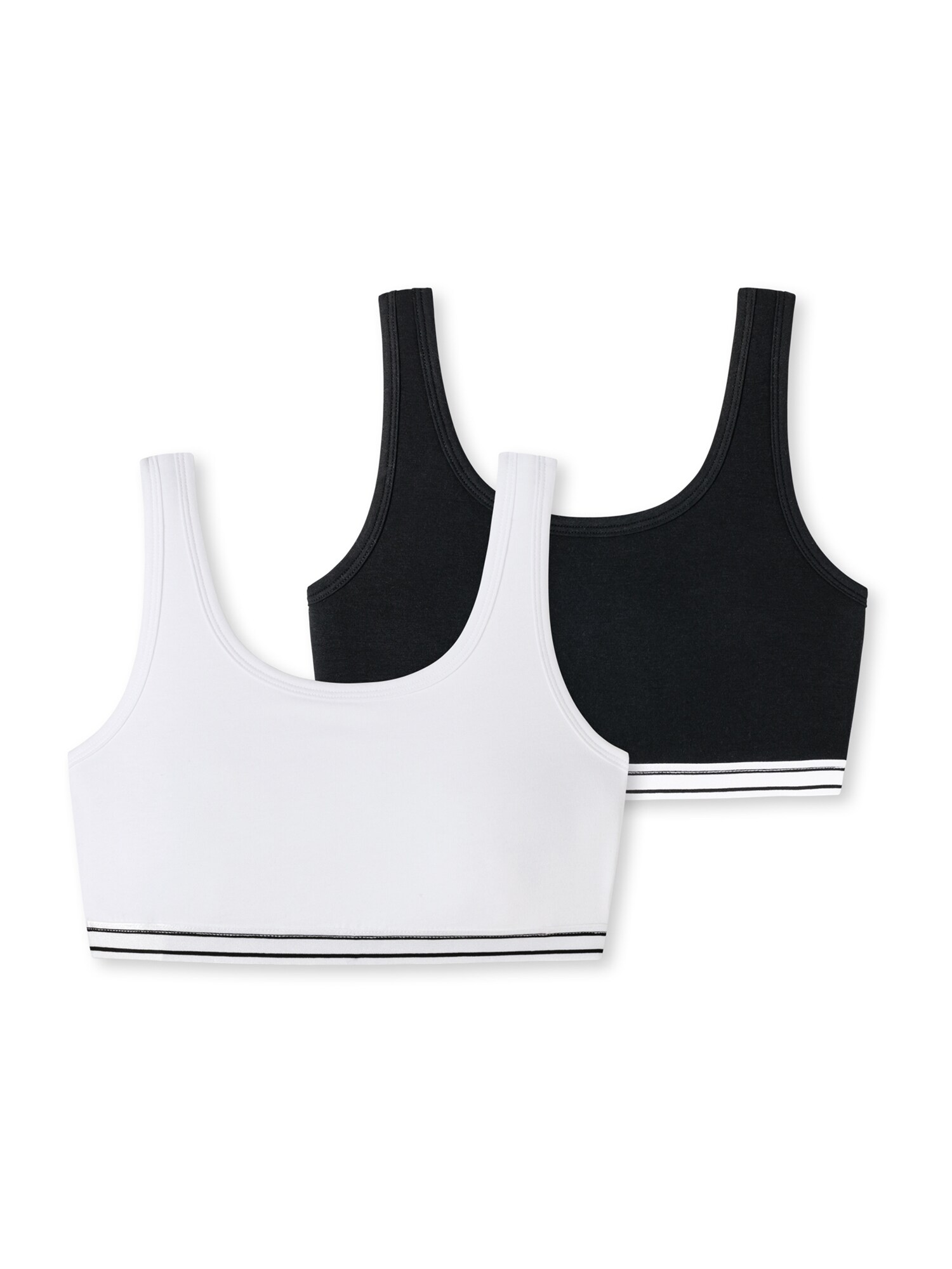 Schiesser M&auml;dchen Bustier 95/5 Organic Cotton 2er Pack - Bild 1