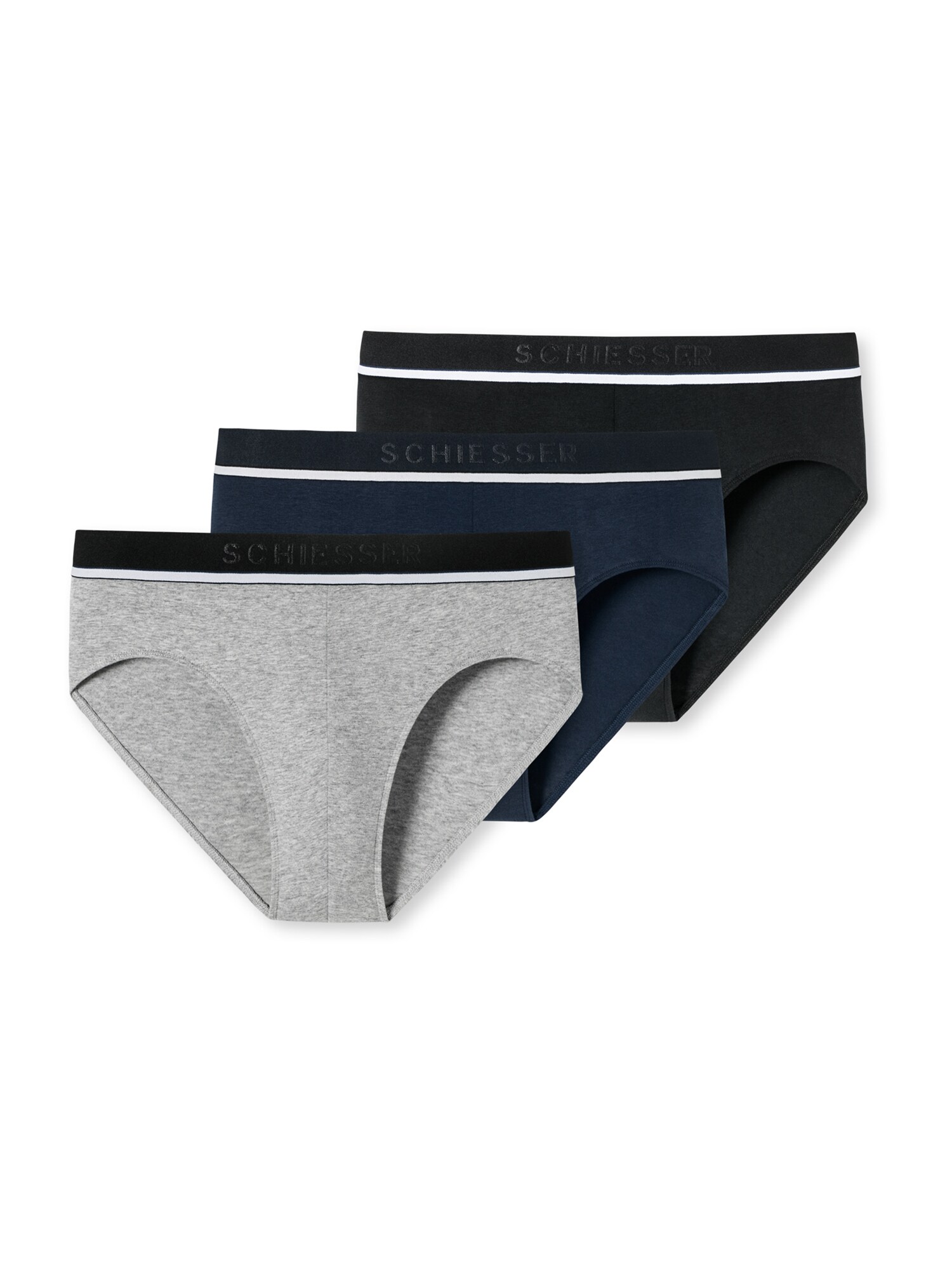 Schiesser Herren Slip 95/5 Organic Cotton 3er Pack - Bild 1