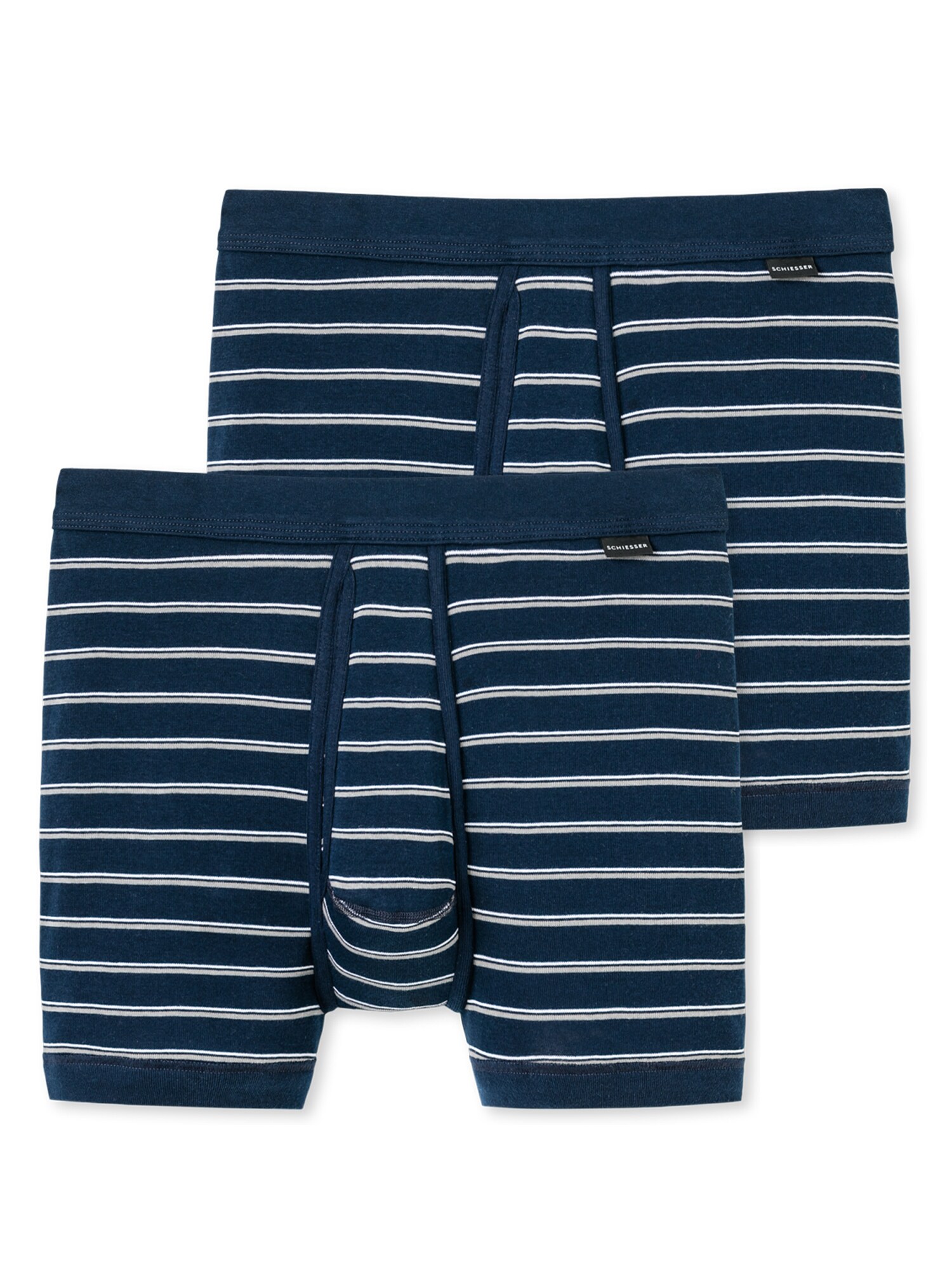 Schiesser Herren Boxershorts Long Leg 2er Pack - Bild 1