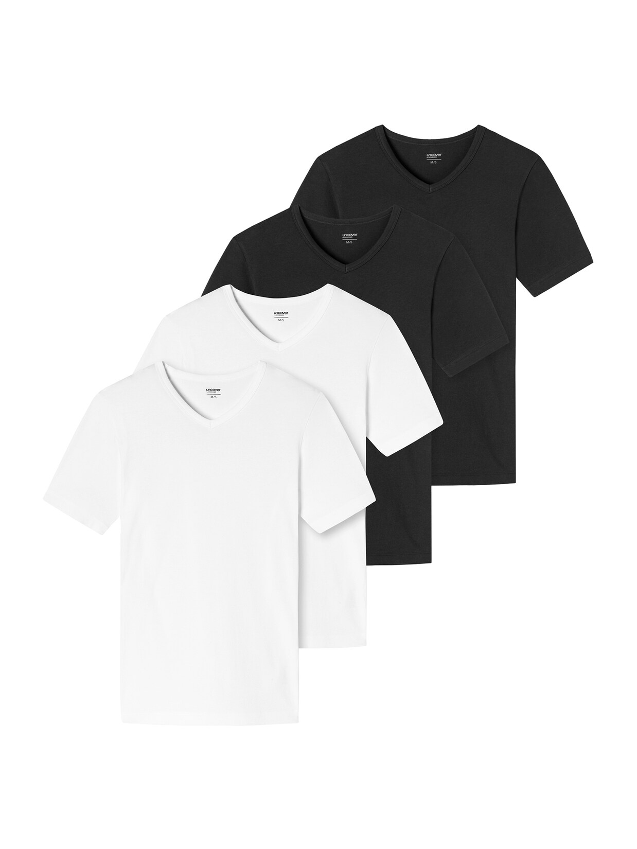 Schiesser Herren T-Shirt Uncover 4er Pack