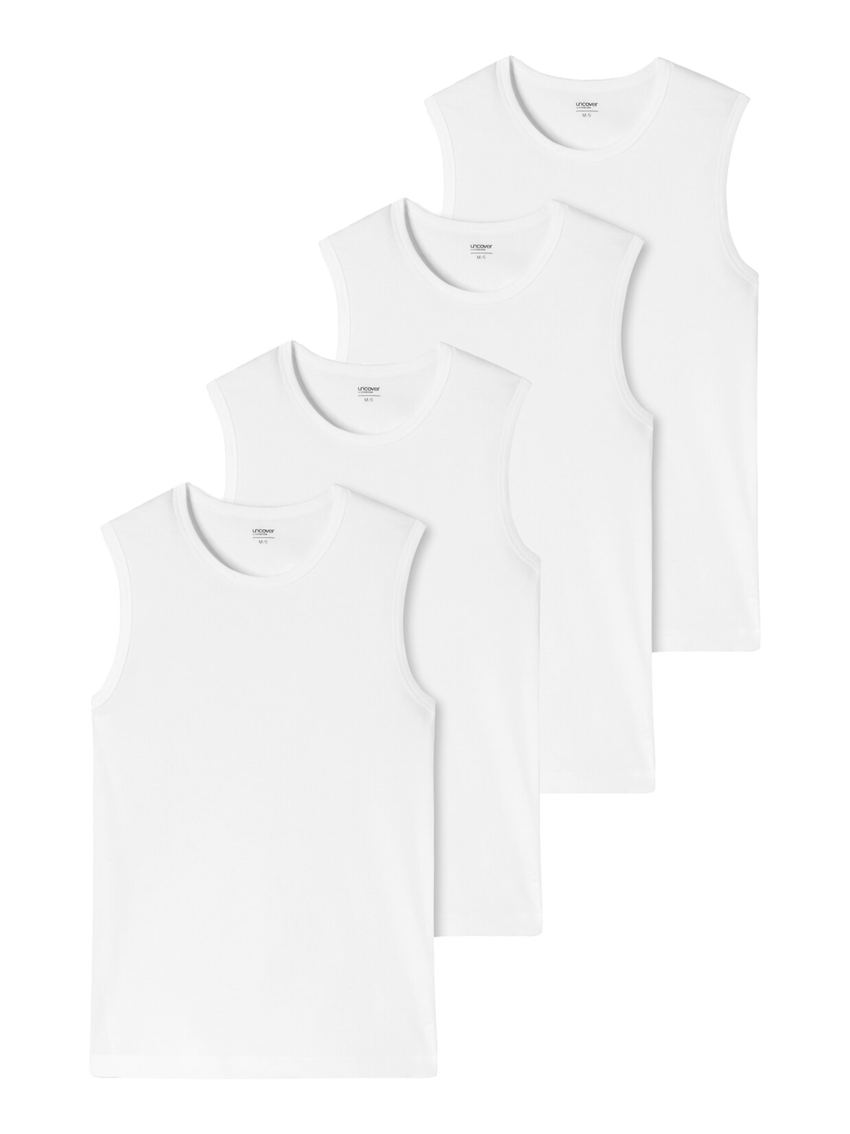 Schiesser Herren Tank Top Uncover 4er Pack