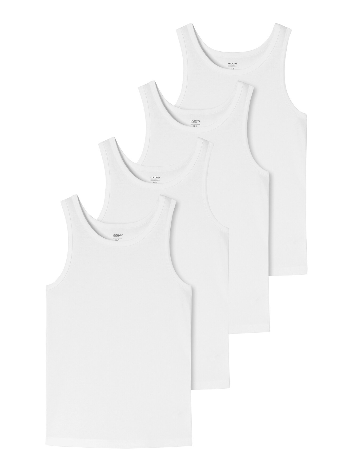Schiesser Herren Unterhemd Uncover 4er Pack - Bild 1