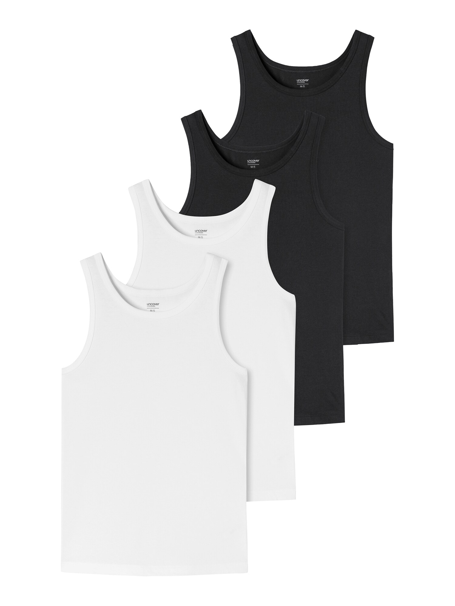 Schiesser Herren Unterhemd Uncover 4er Pack - Bild 1