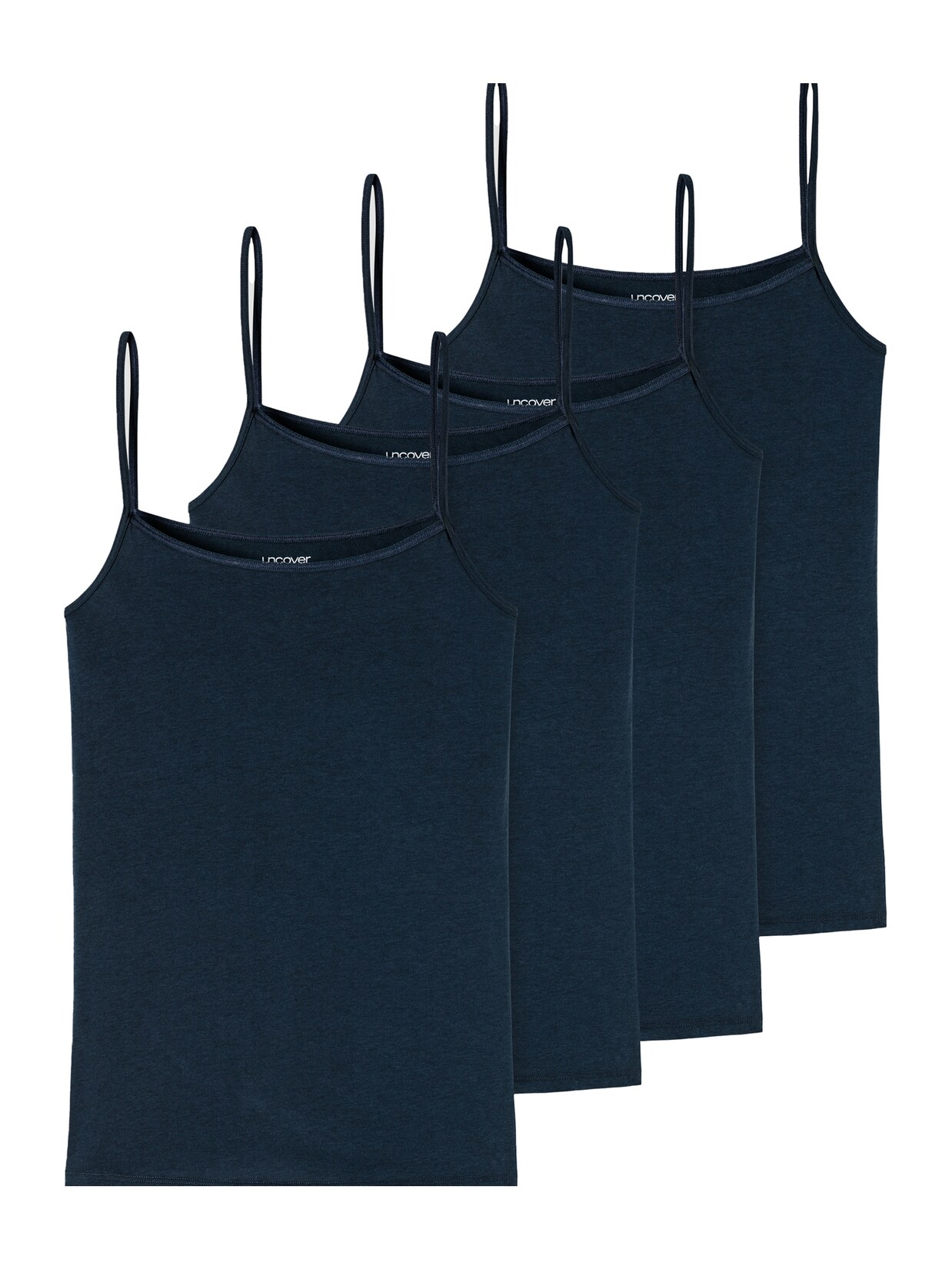 Schiesser Damen Spaghettitop Uncover 4er Pack