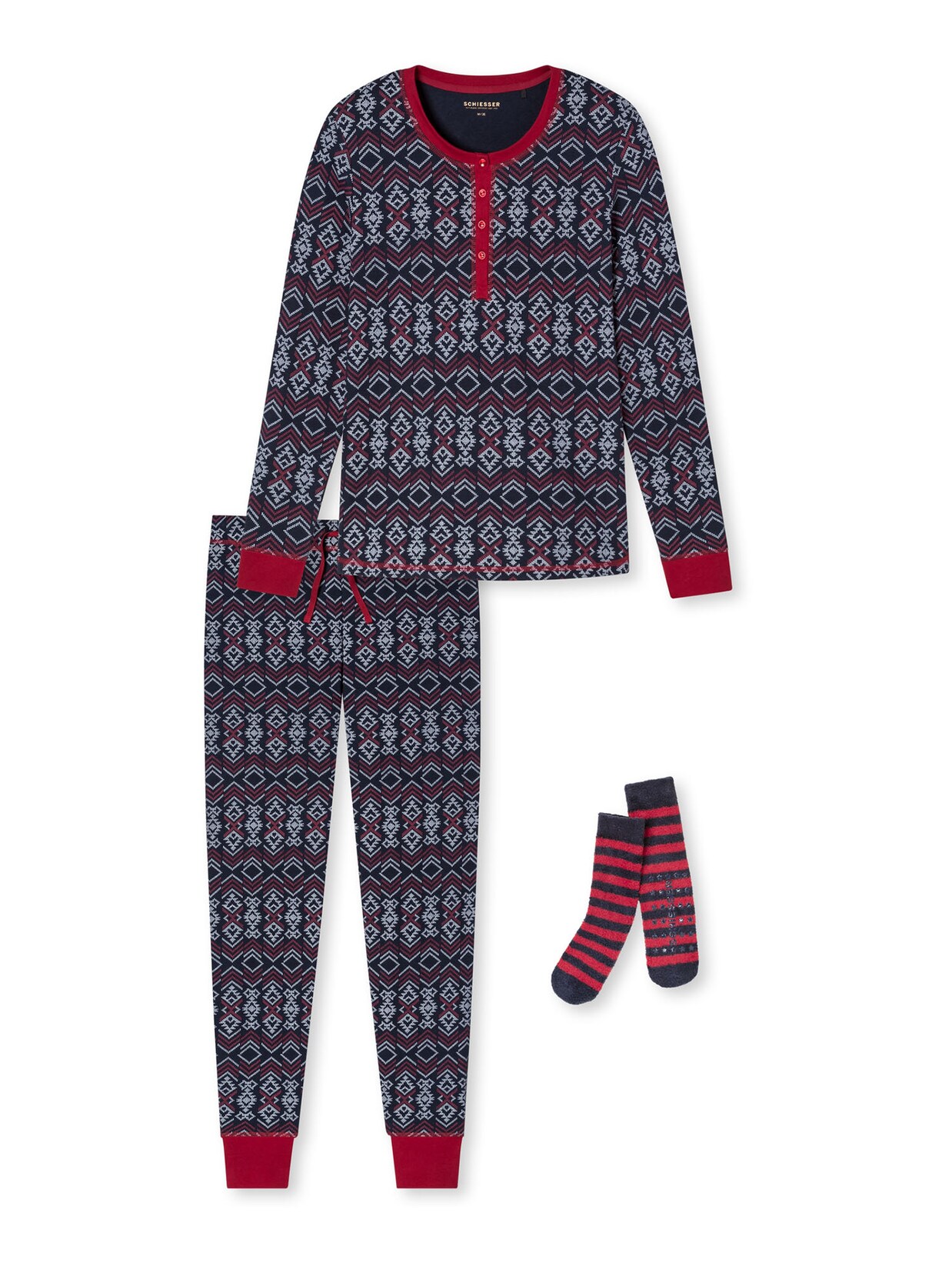 Schiesser Damen Schlafanzug Geschenkset Damen