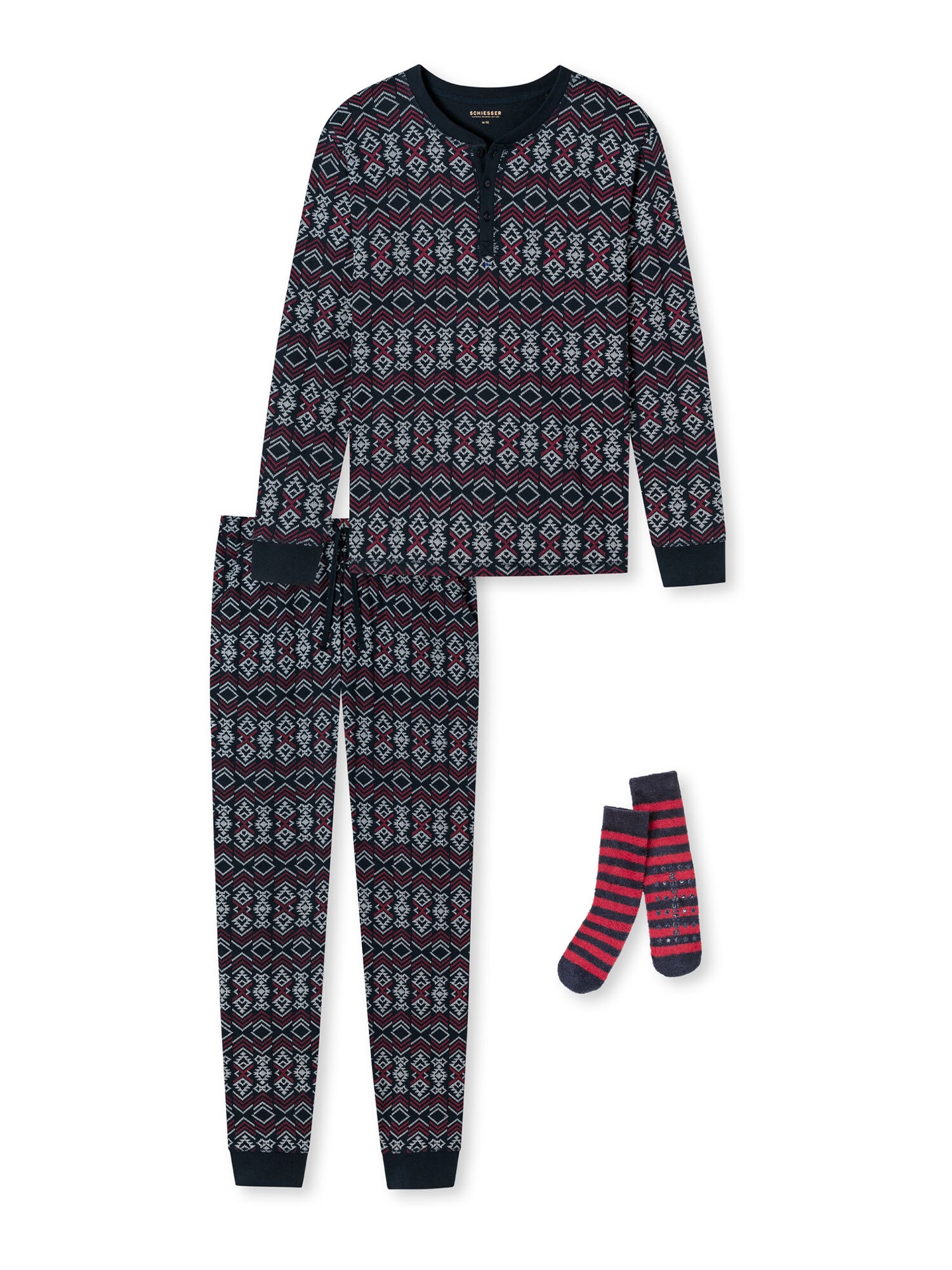 Schiesser Herren Schlafanzug Geschenkset - Bild 1