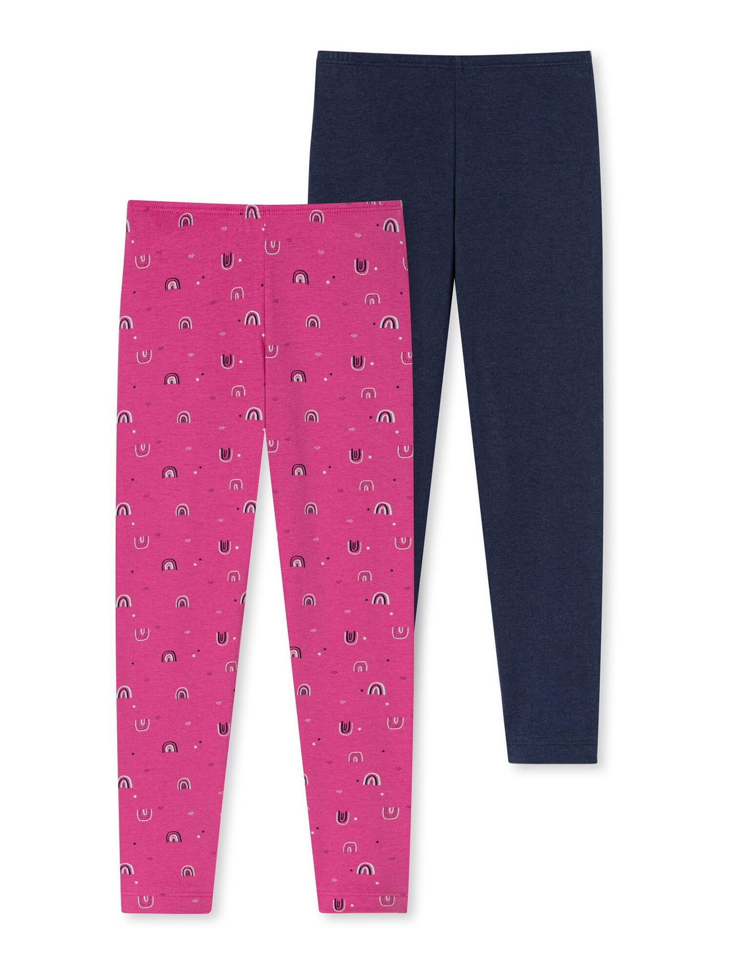 Schiesser M&auml;dchen Leggings 95/5 Organic 2er Pack - Bild 1