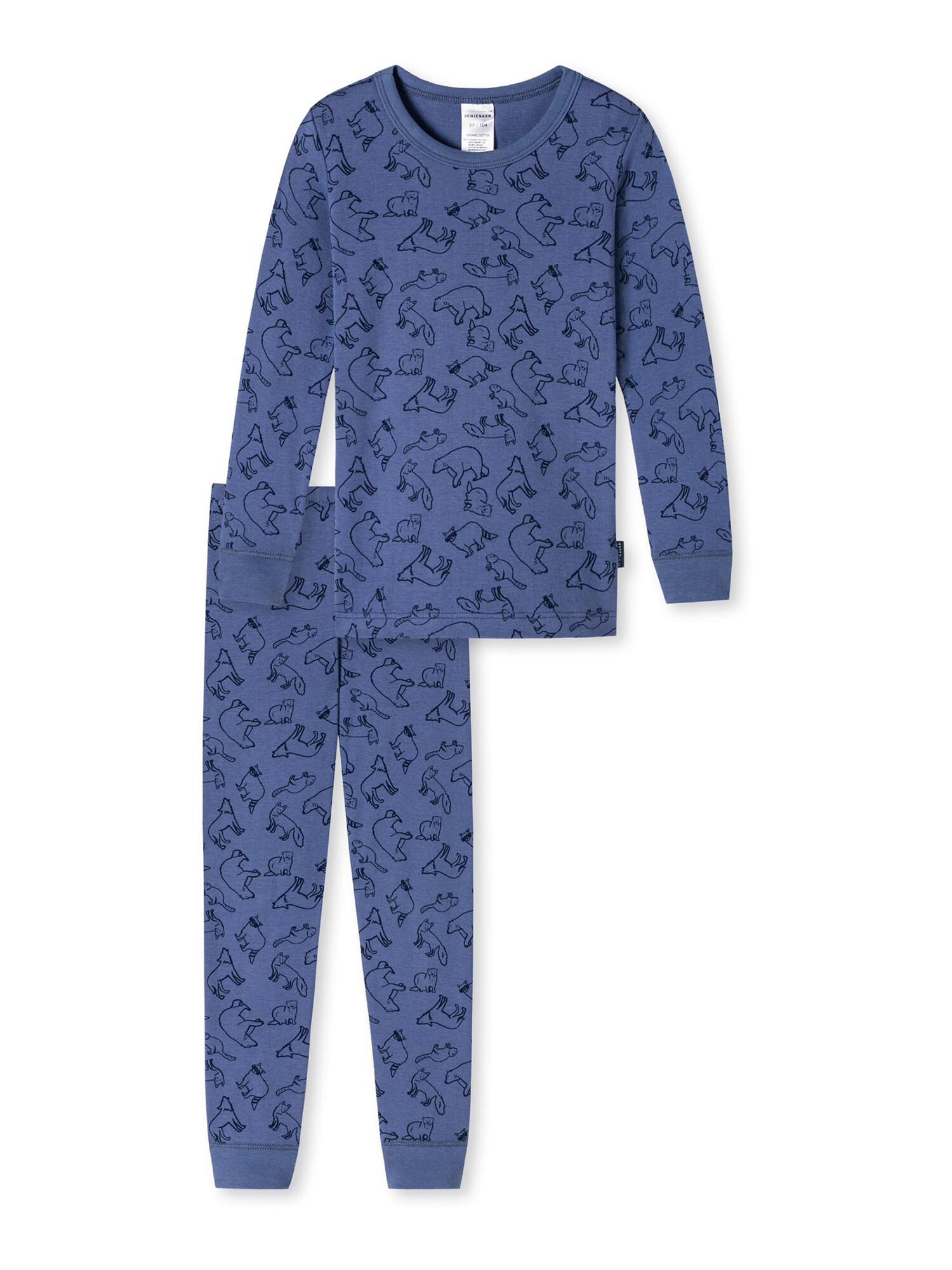 Schiesser Jungen Pyjama Wild Animals - Bild 1