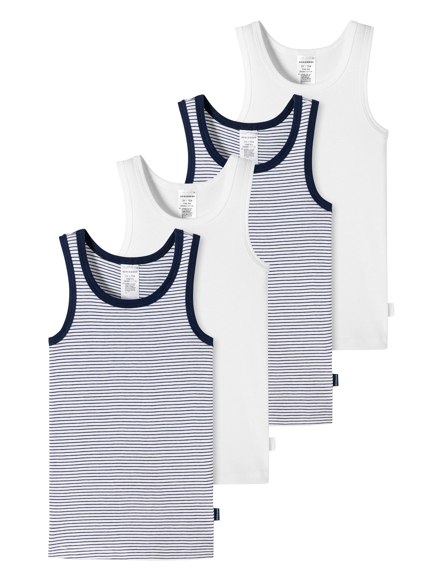 Schiesser Jungen Unterhemd Original Classics 2er Pack - Bild 1