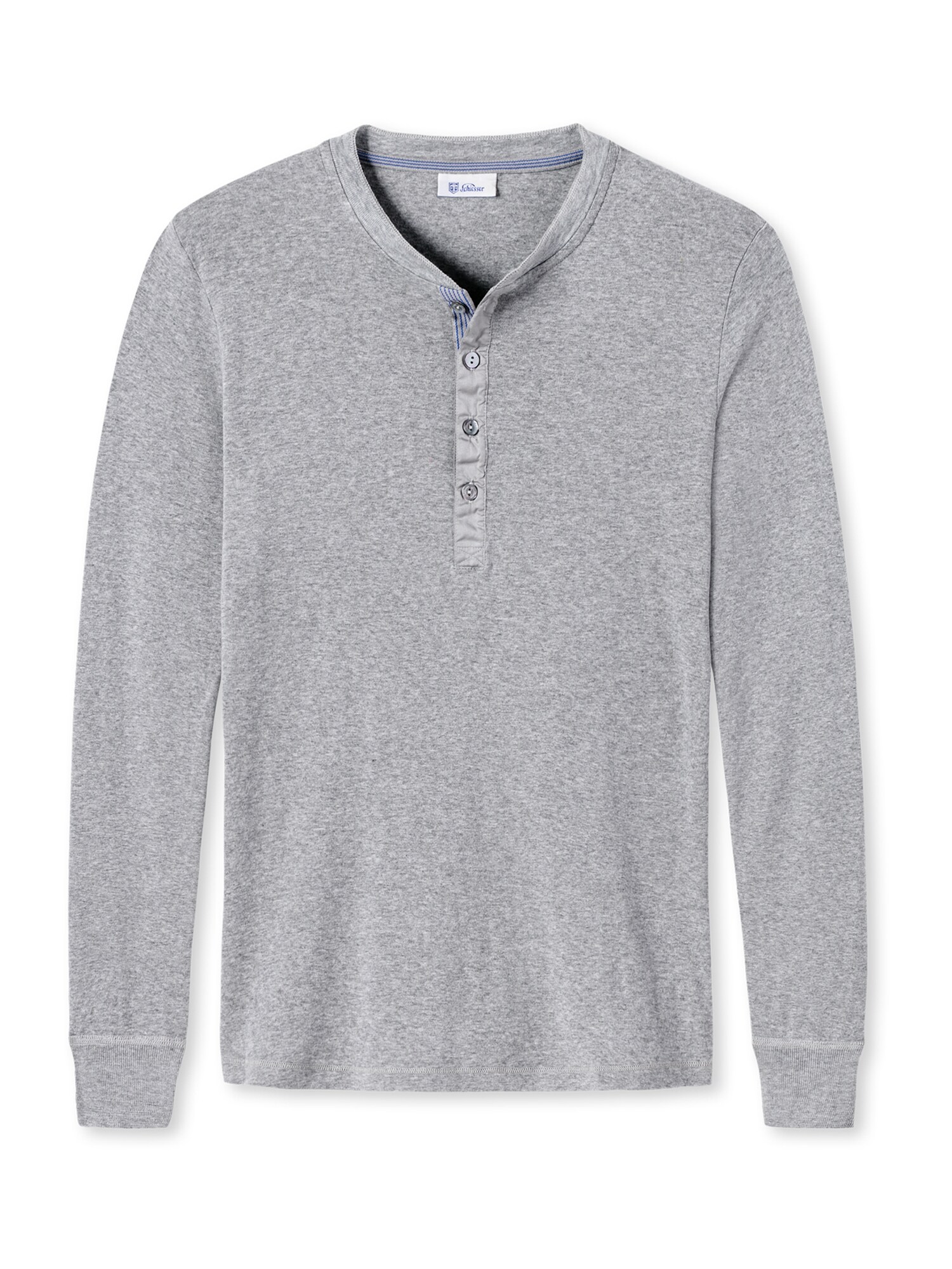 Schiesser Herren Longsleeve Henley 1/1 - Karl-Heinz - Bild 1