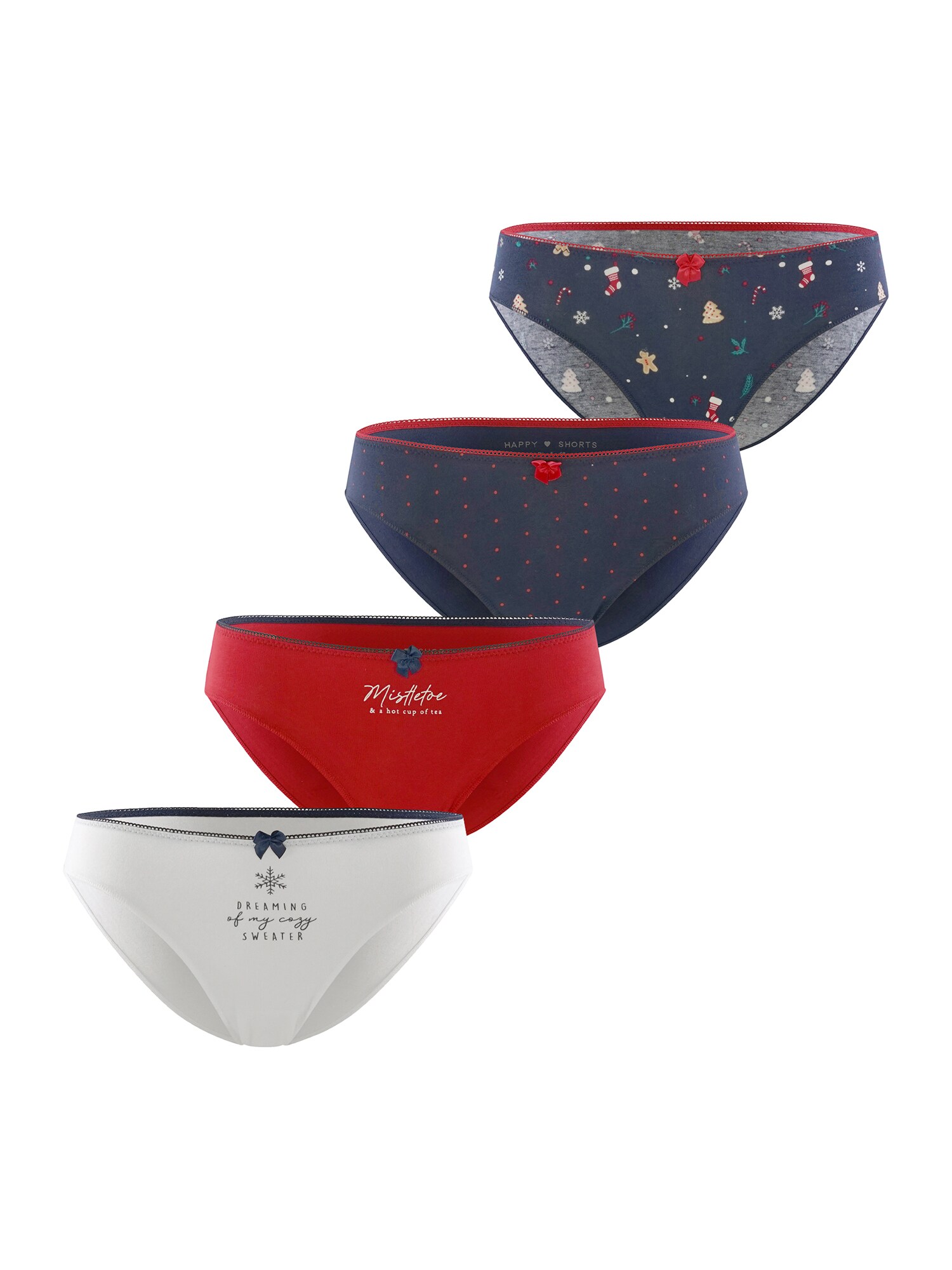 Happy Shorts Damen Slip Mixed 4er Pack - Bild 1