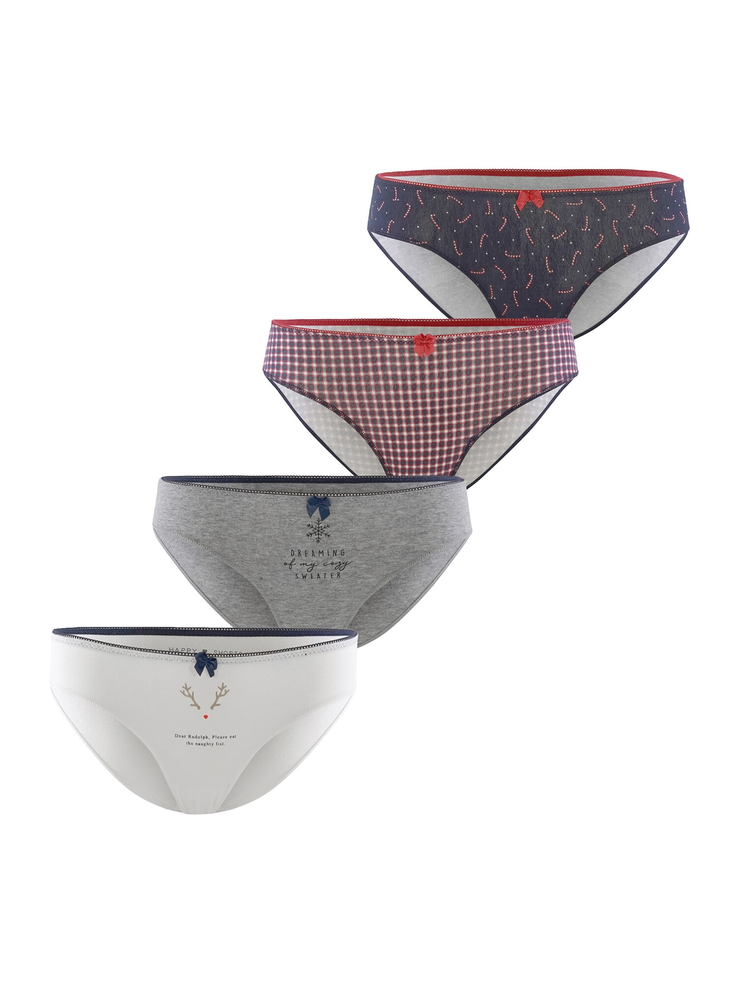 Happy Shorts Damen Slip Mixed 4er Pack - Bild 1