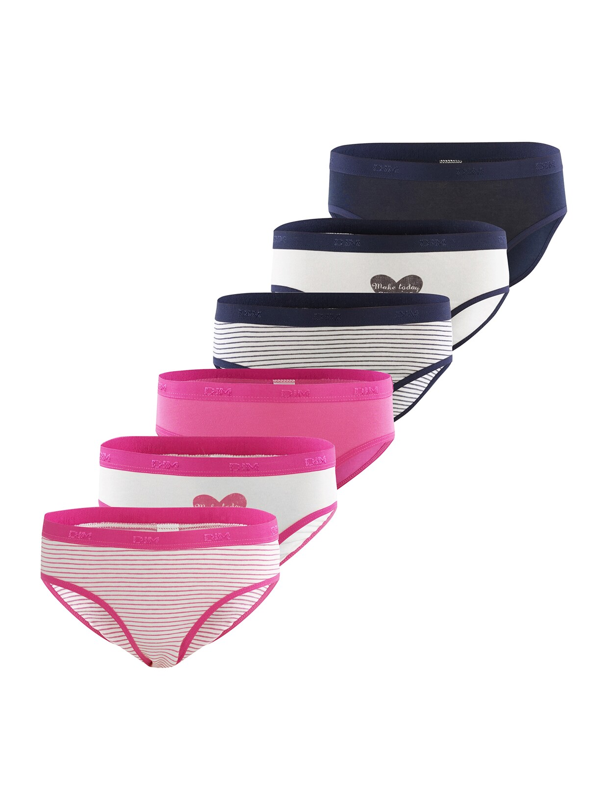 DIM Mädchen Slip Pockets 6er Pack | 03610862617819