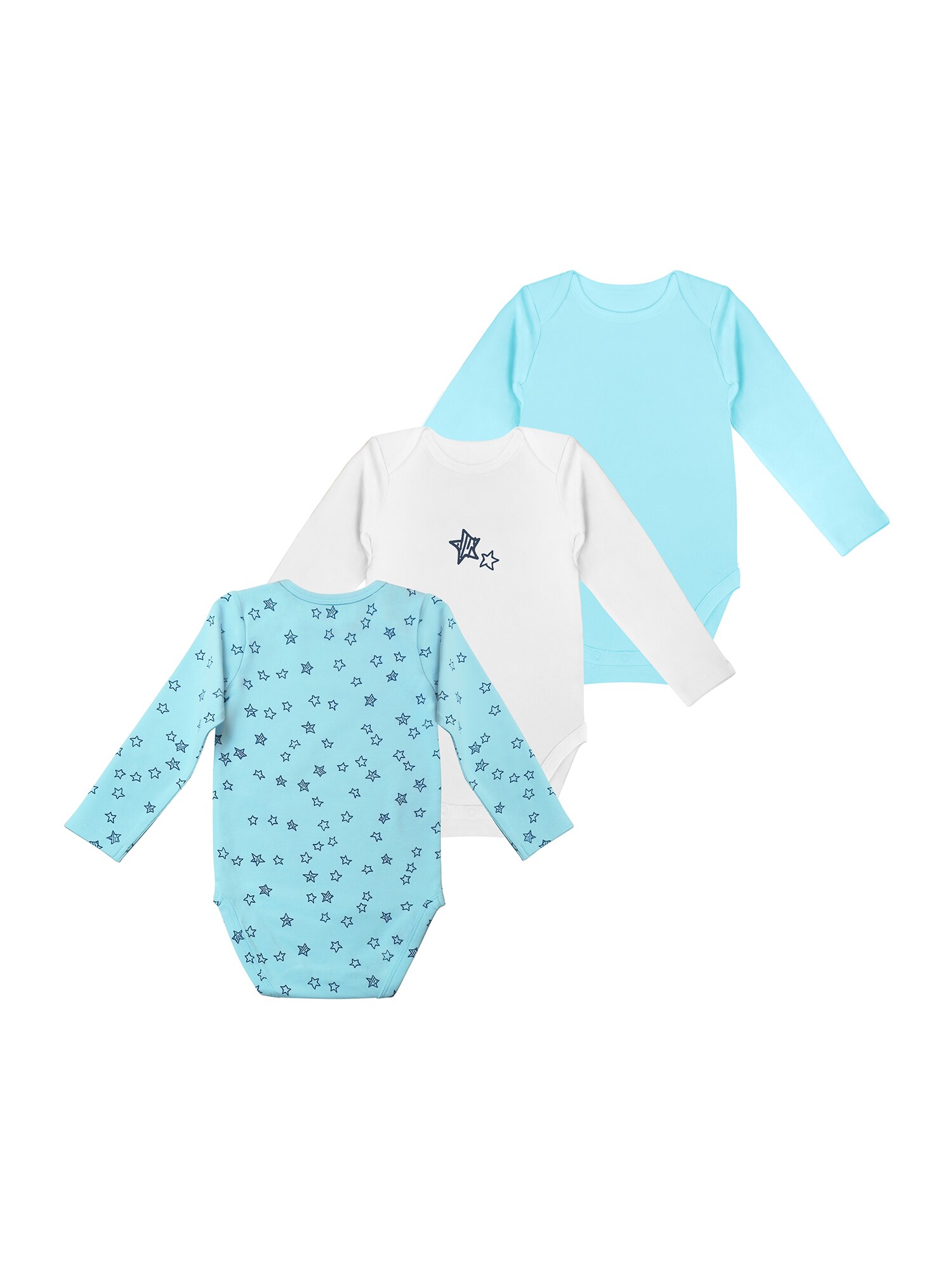 DIM Unisex Langarmbody Set 3er Pack - Bild 1